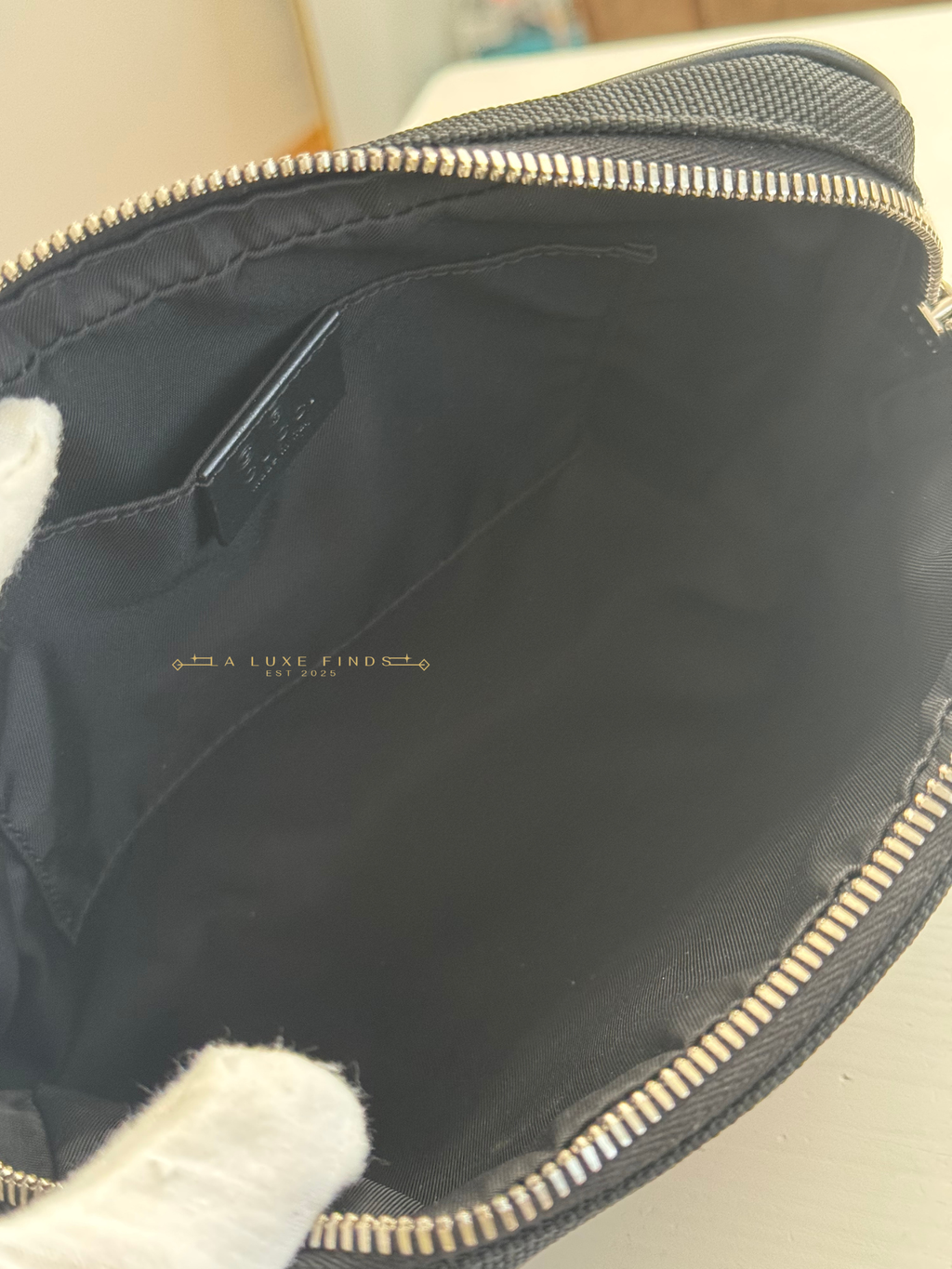 GUCCI Techno Canvas Web Belt Bag