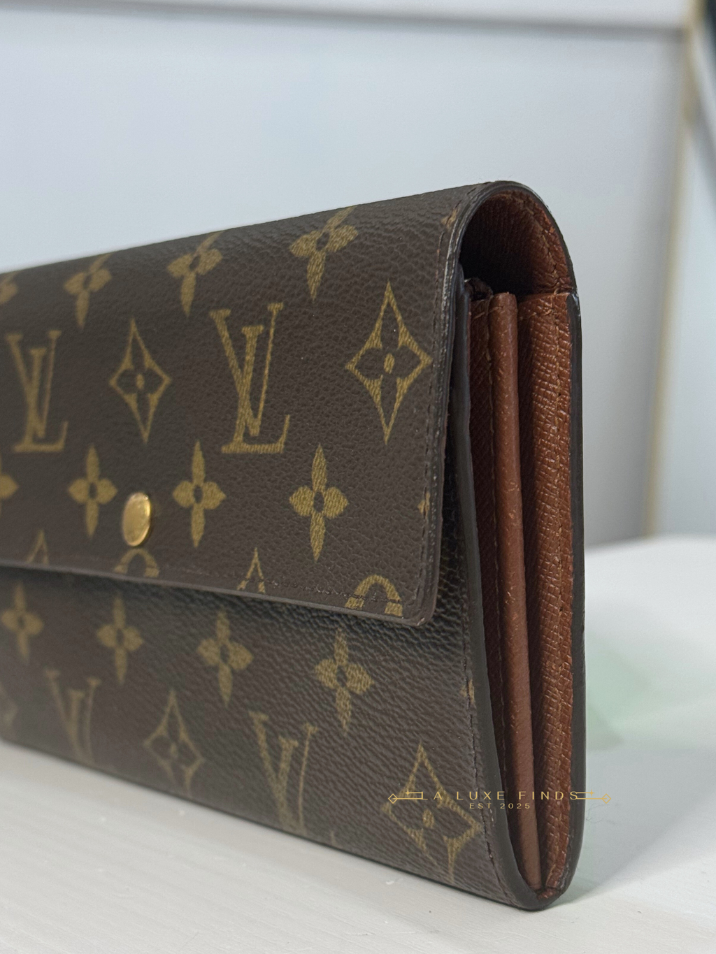 LOUIS VUITTON Monogram Portefeuille Sarah Long Wallet