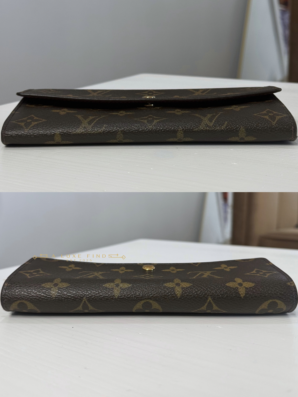LOUIS VUITTON Monogram Portefeuille Sarah Long Wallet