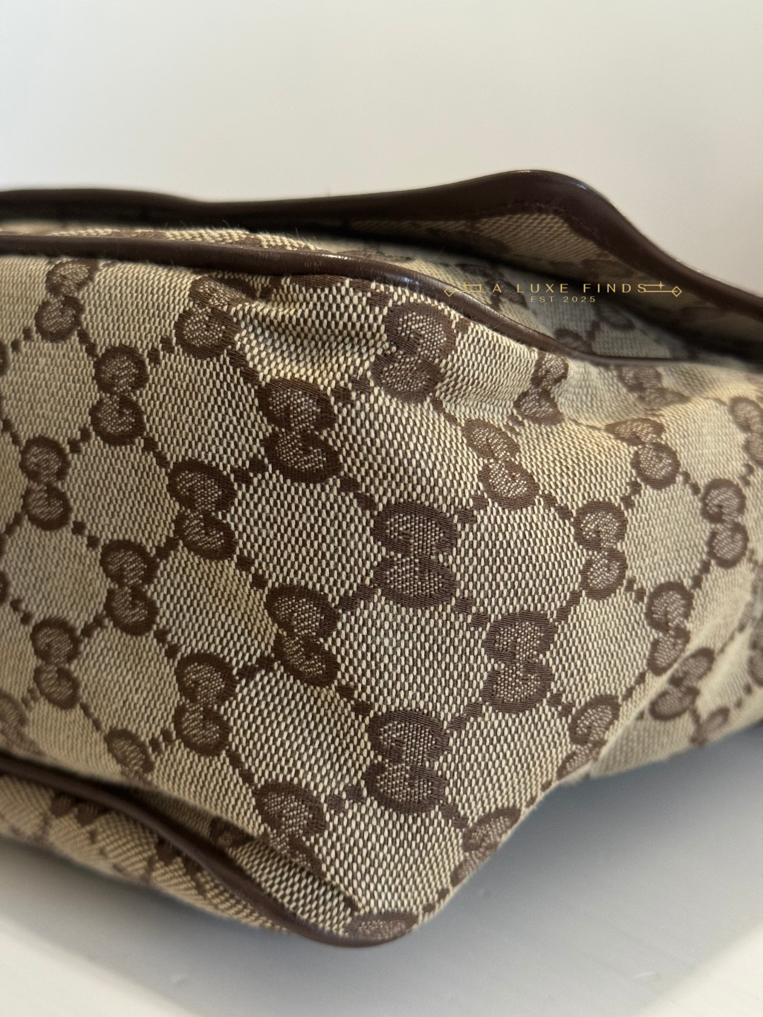 GUCCI Canvas Messenger Bag