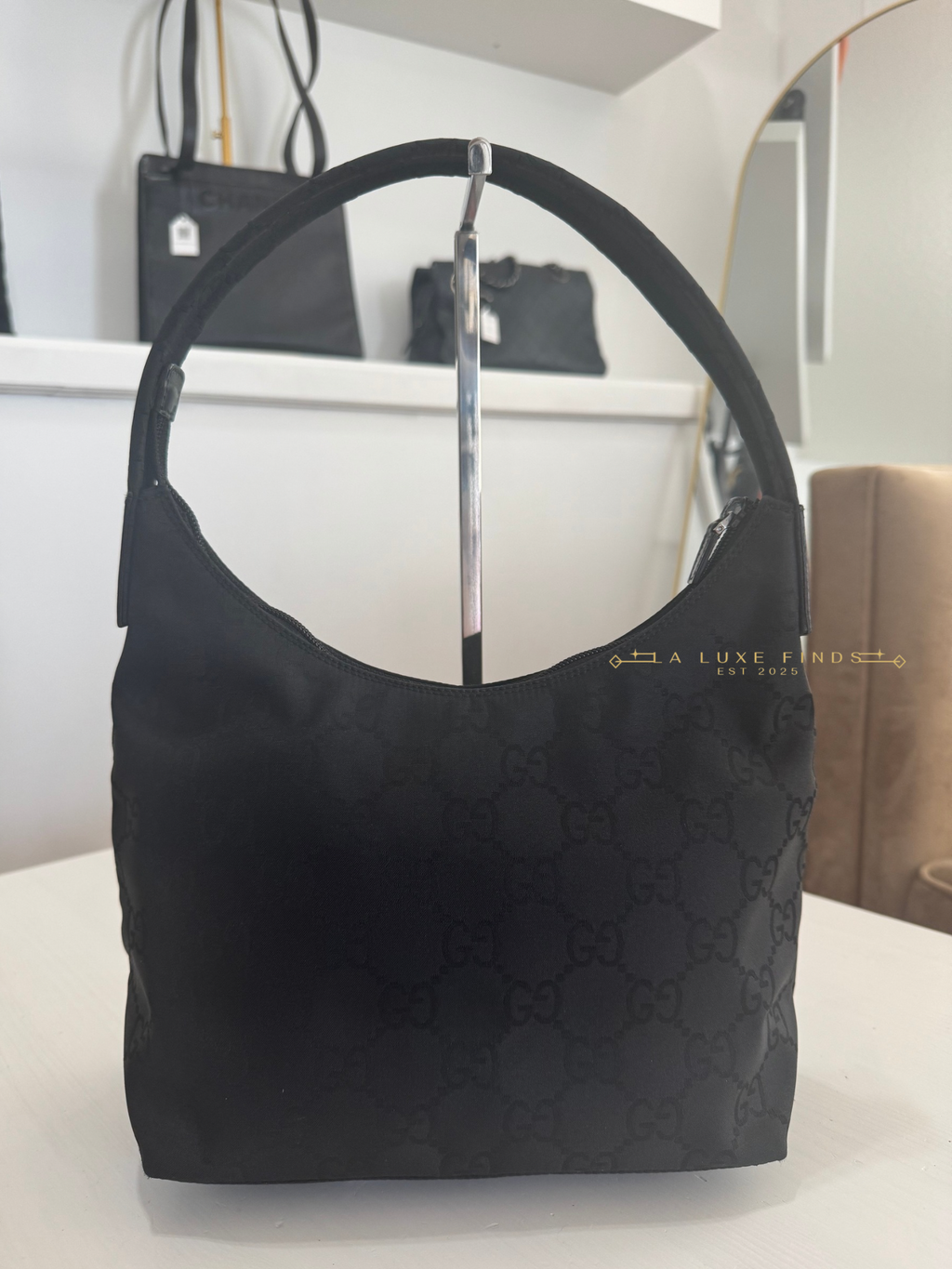 GUCCI GG Nylon Shoulder Bag