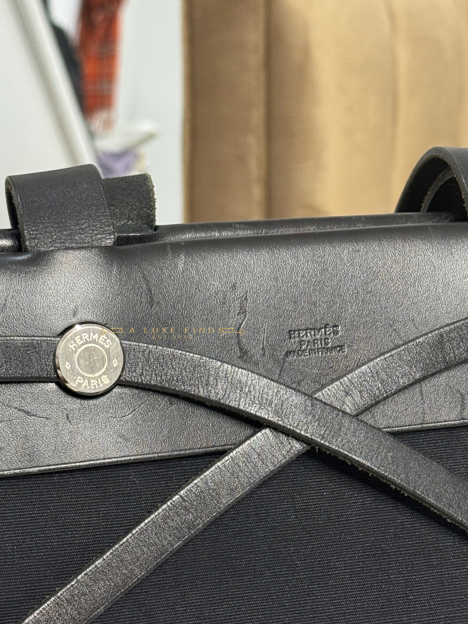 HERMES Herbag Cabas 2-way Tote Bag