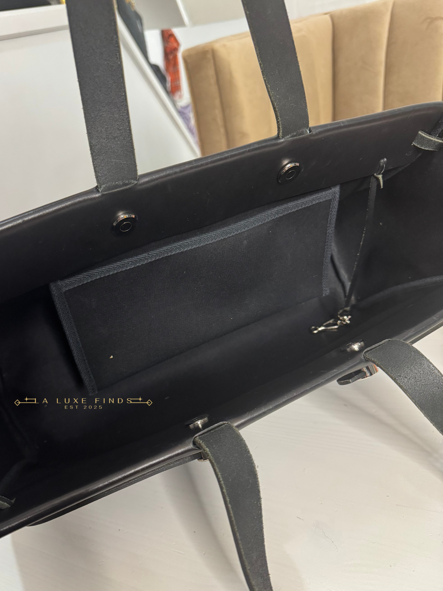 HERMES Herbag Cabas 2-way Tote Bag