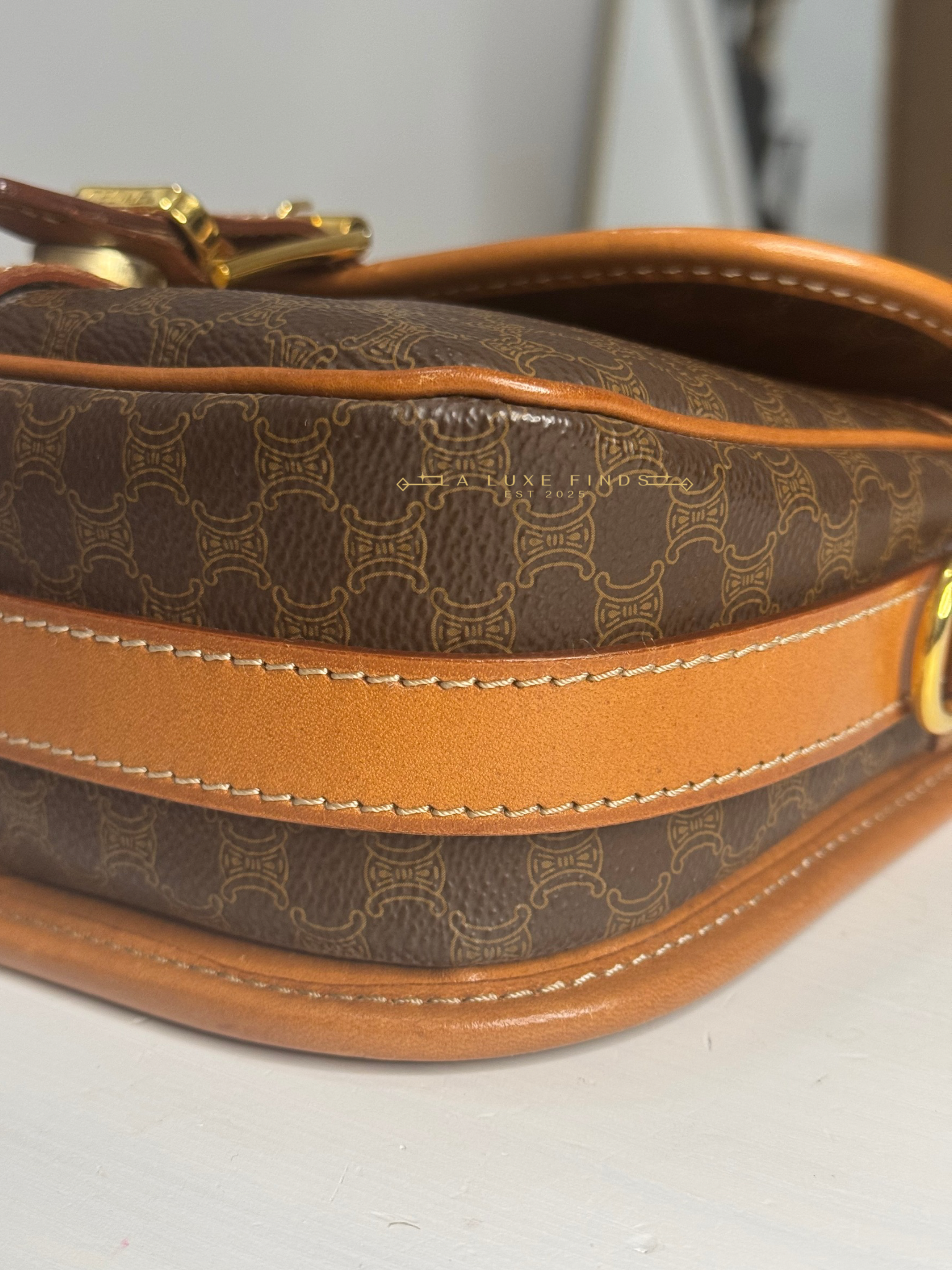 CELINE Macadam Crossbody Bag