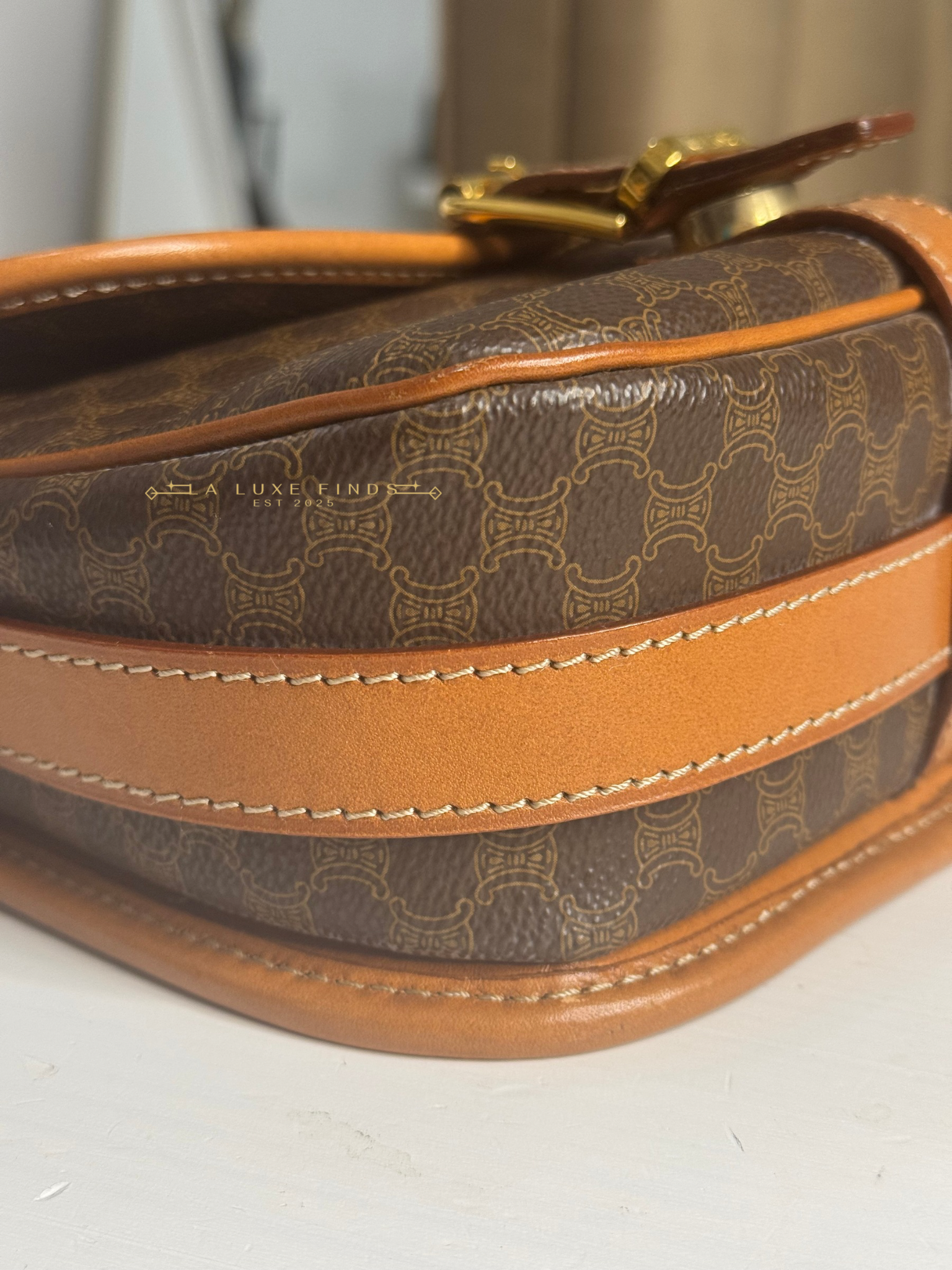 CELINE Macadam Crossbody Bag