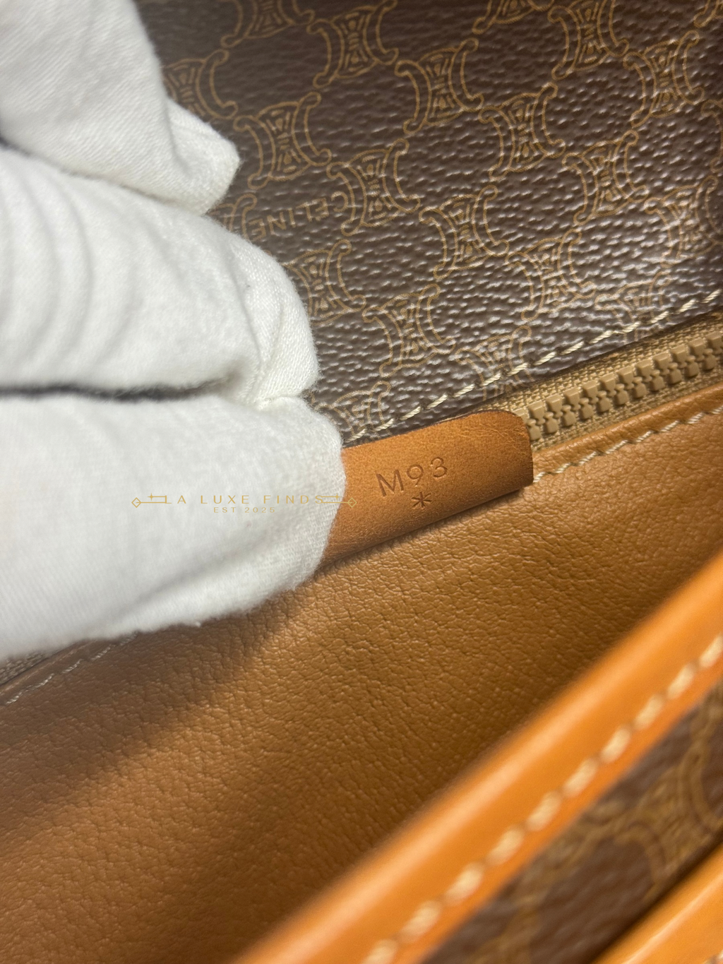 CELINE Macadam Crossbody Bag