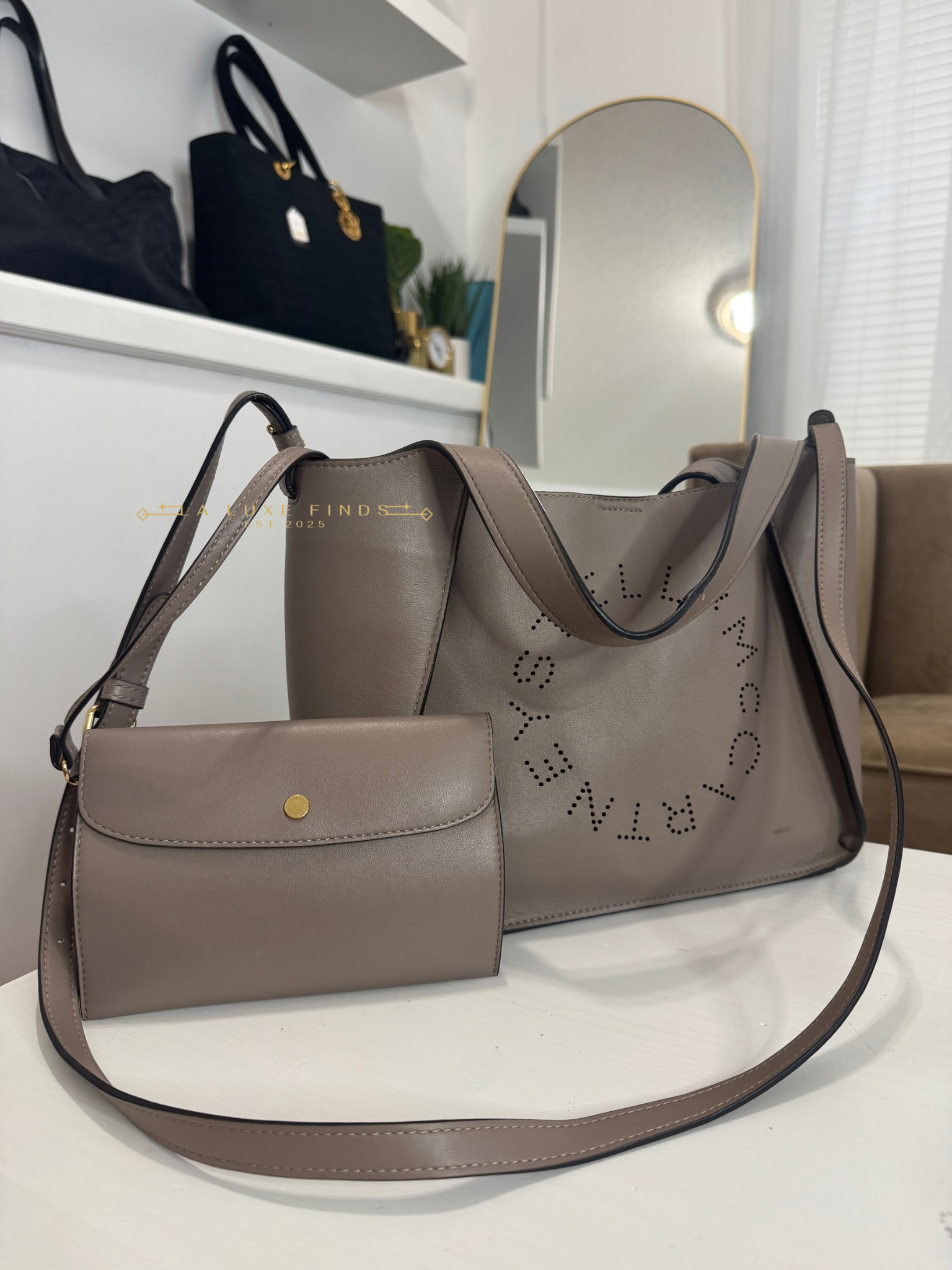 STELLA MCCARTNEY 2-way Logo Tote