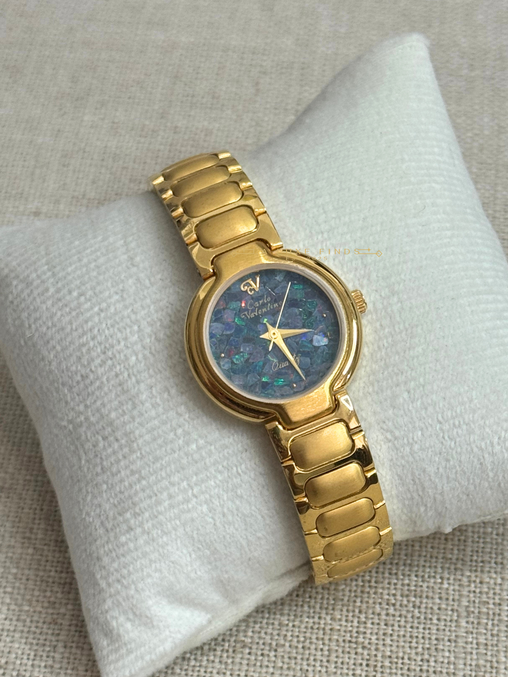 CARLO VALENTINO 22mm Bleu Opal Women's Watch