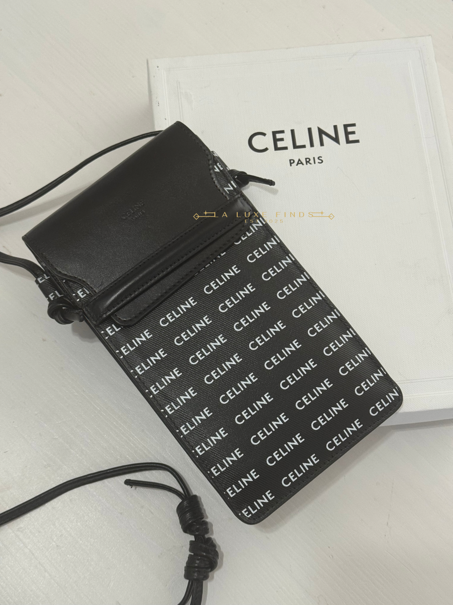 CELINE Logo Phone Pouch