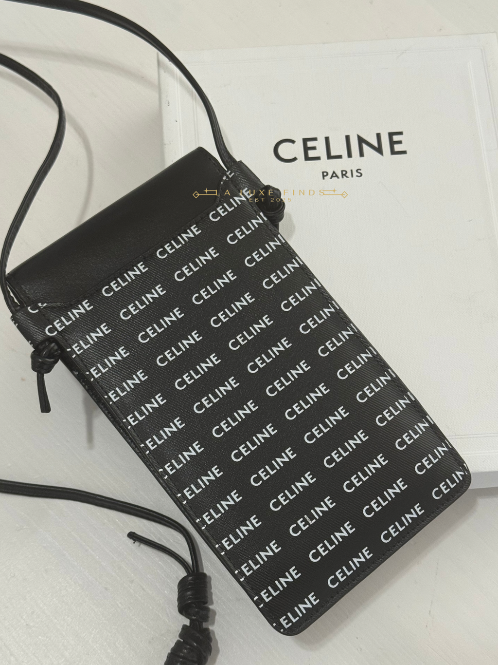 CELINE Logo Phone Pouch