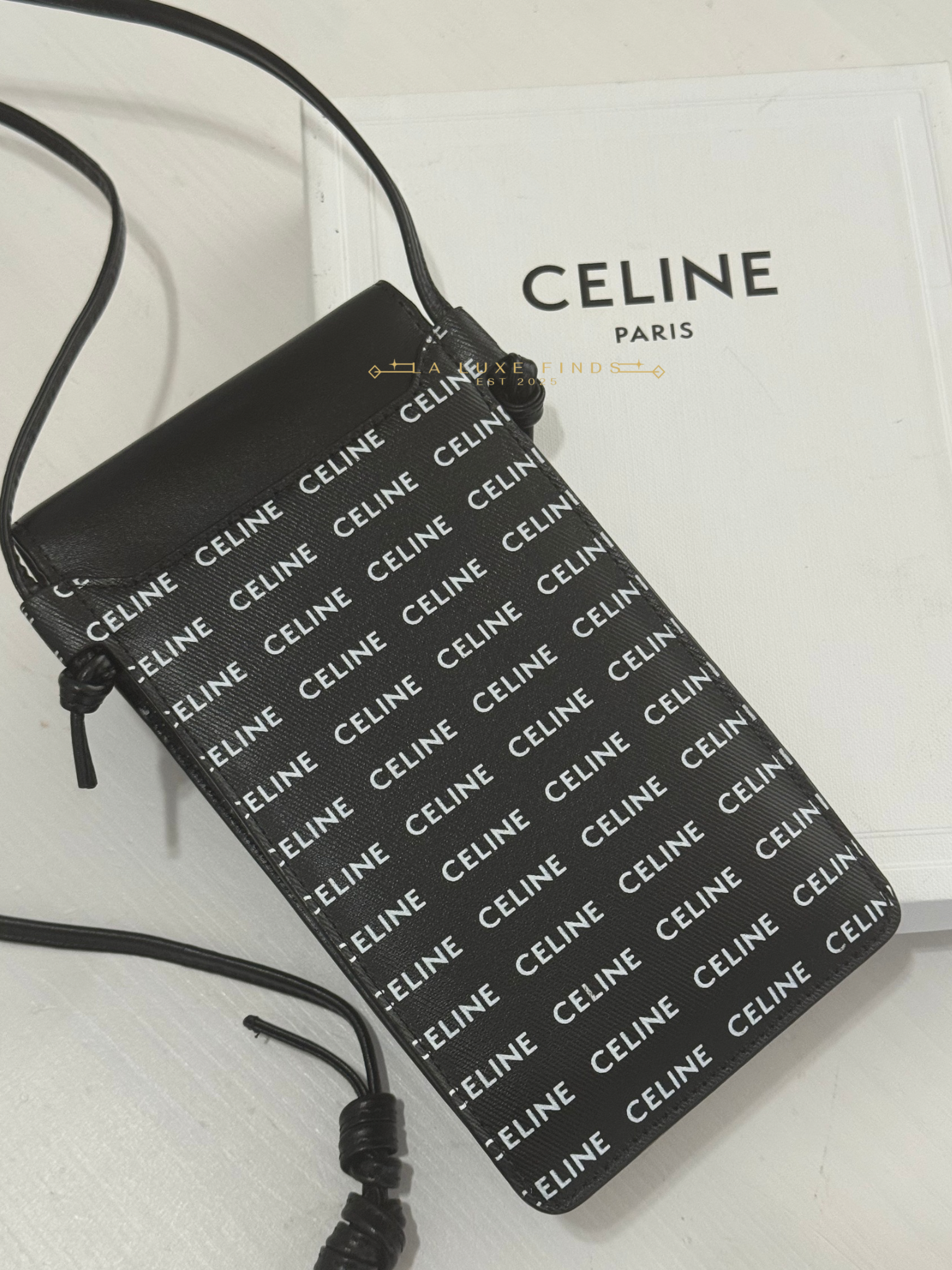 CELINE Logo Phone Pouch