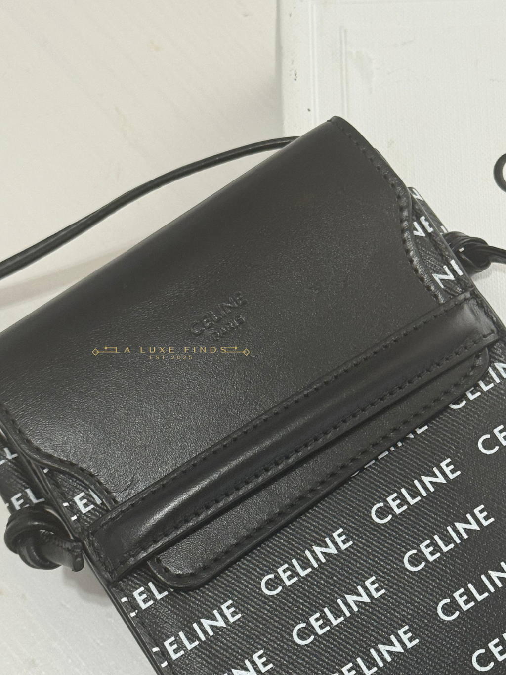 CELINE Logo Phone Pouch