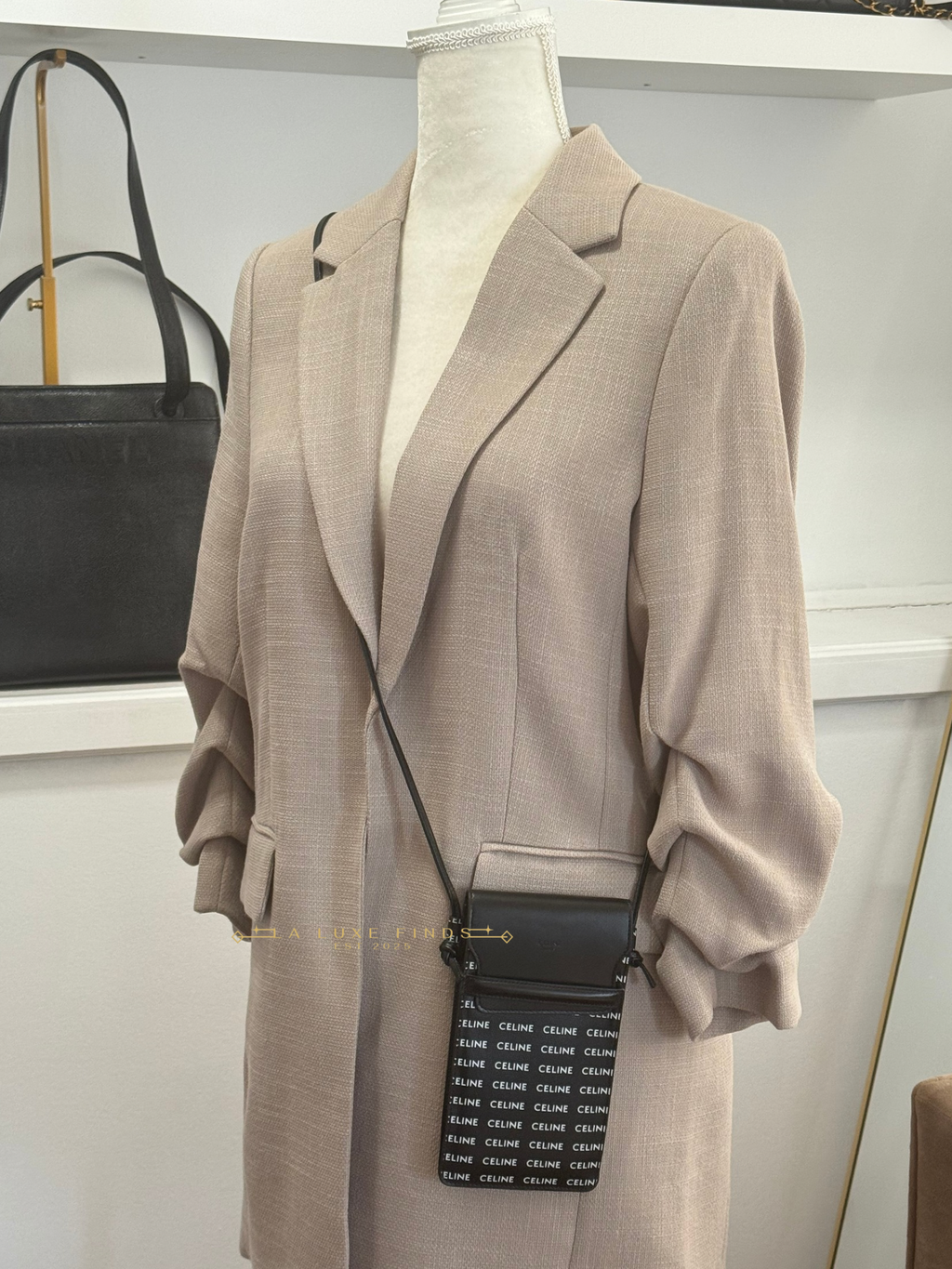 CELINE Logo Phone Pouch