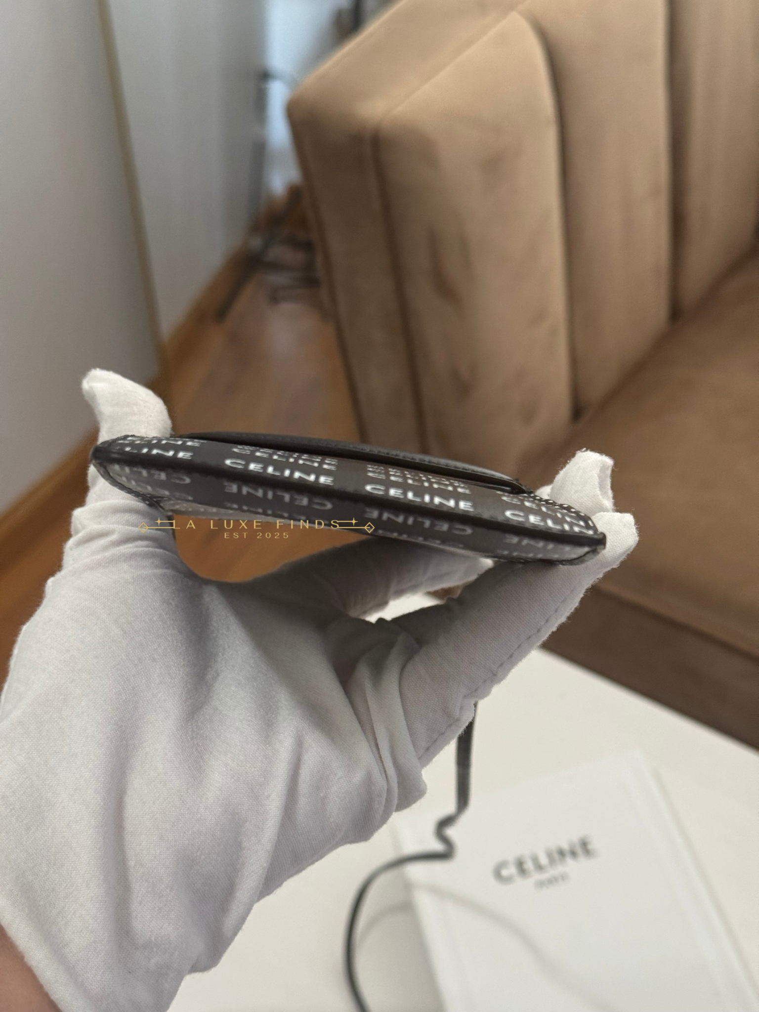 CELINE Logo Phone Pouch