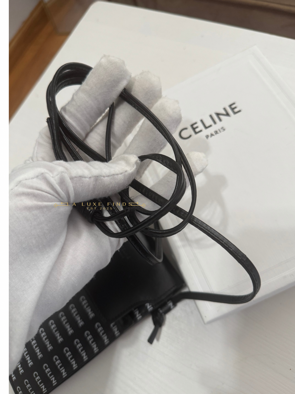 CELINE Logo Phone Pouch