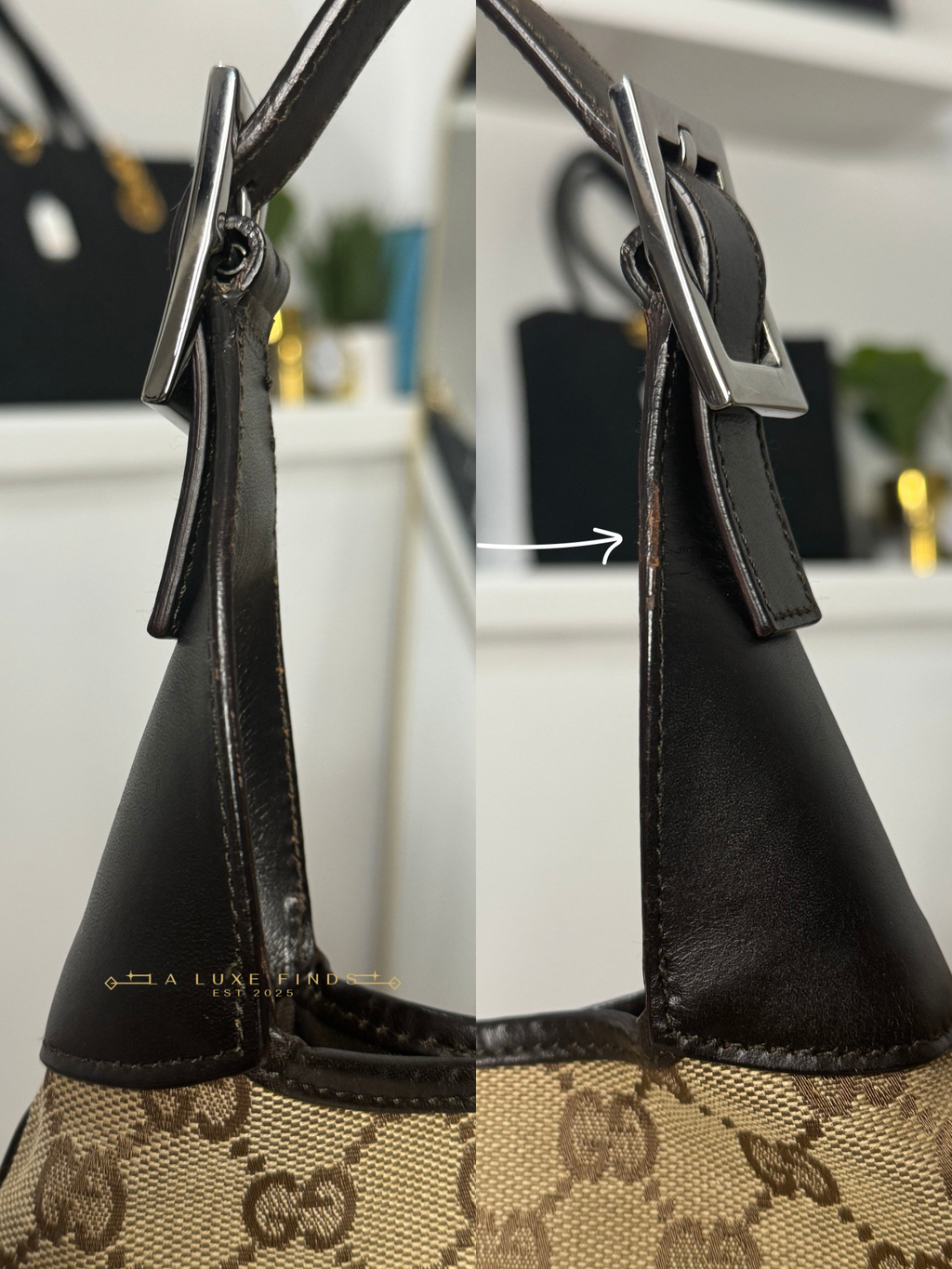 GUCCI Jackie Sherry Line Shoulder Bag