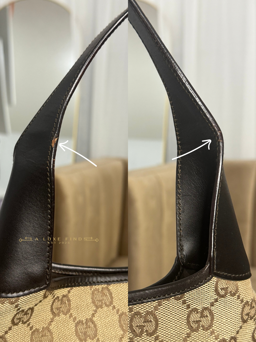 GUCCI Jackie Sherry Line Shoulder Bag