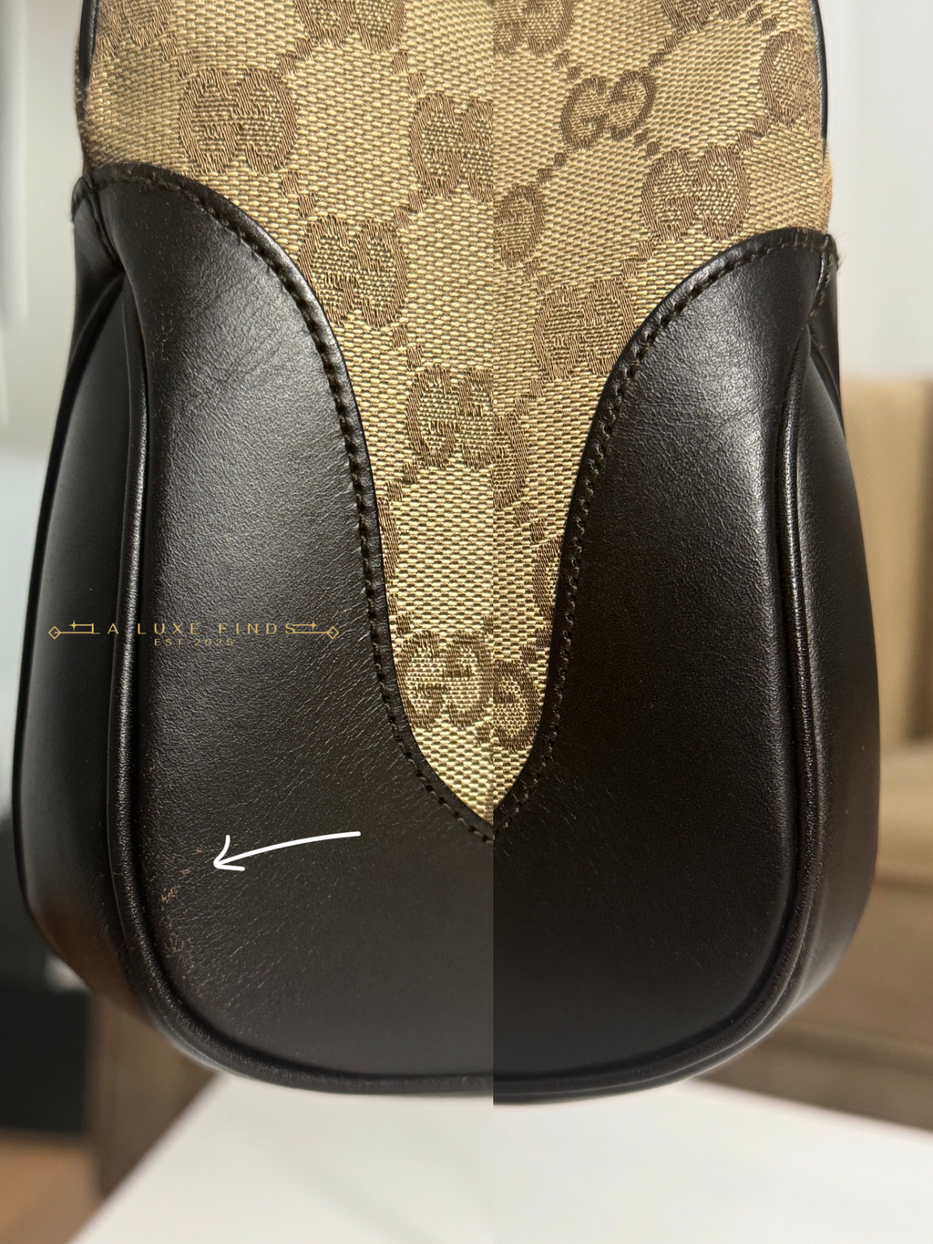 GUCCI Jackie Sherry Line Shoulder Bag