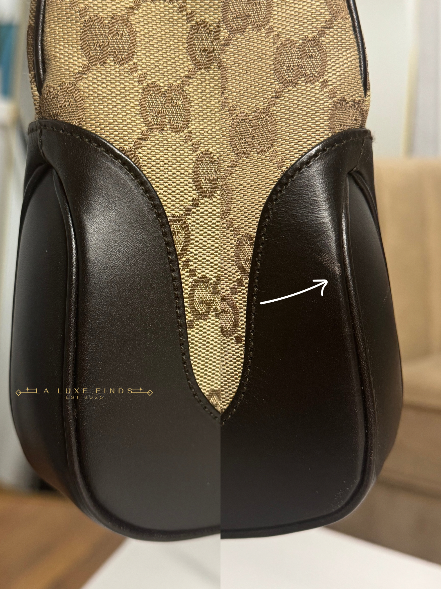 GUCCI Jackie Sherry Line Shoulder Bag