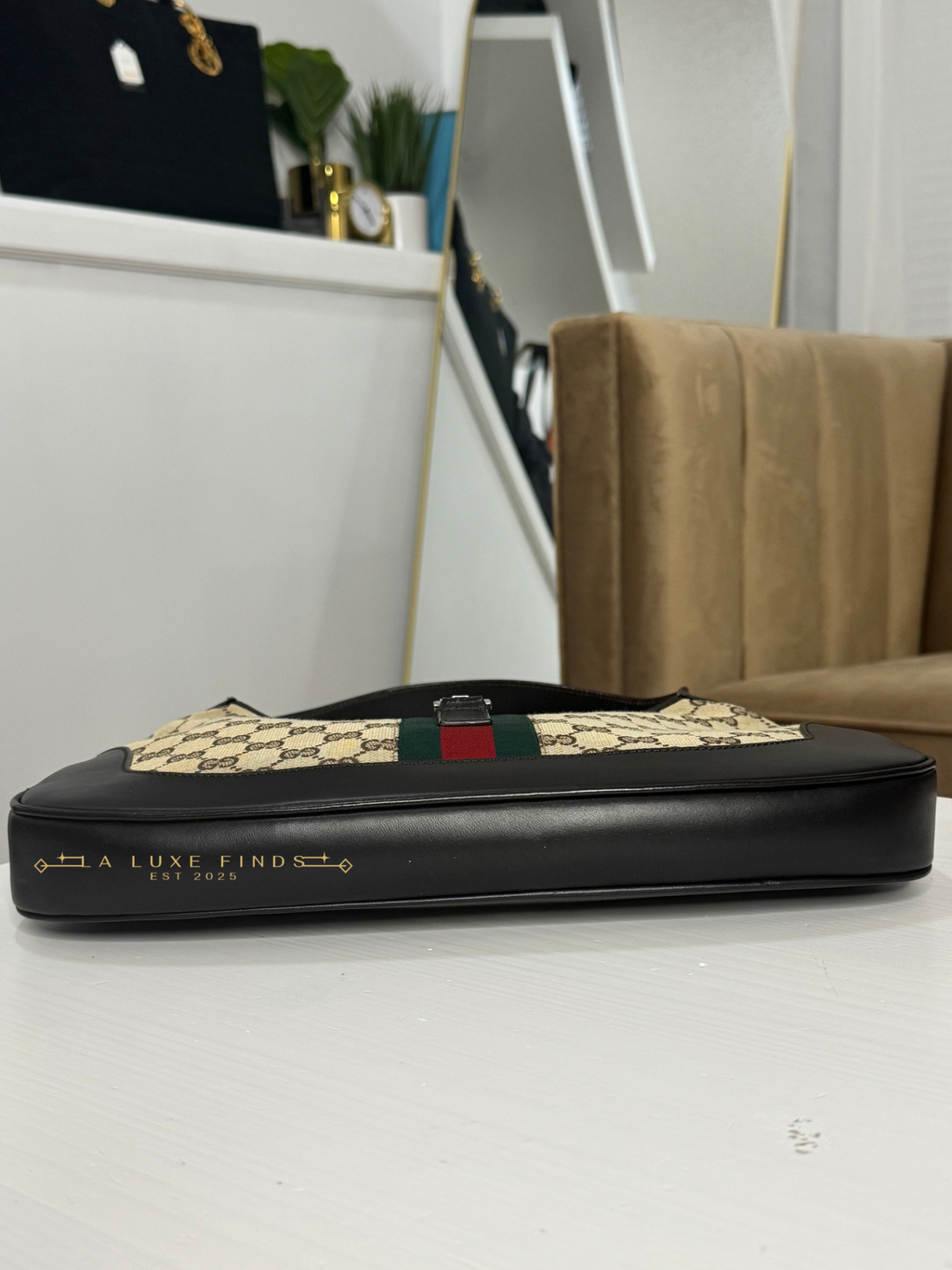 GUCCI Jackie Sherry Line Shoulder Bag