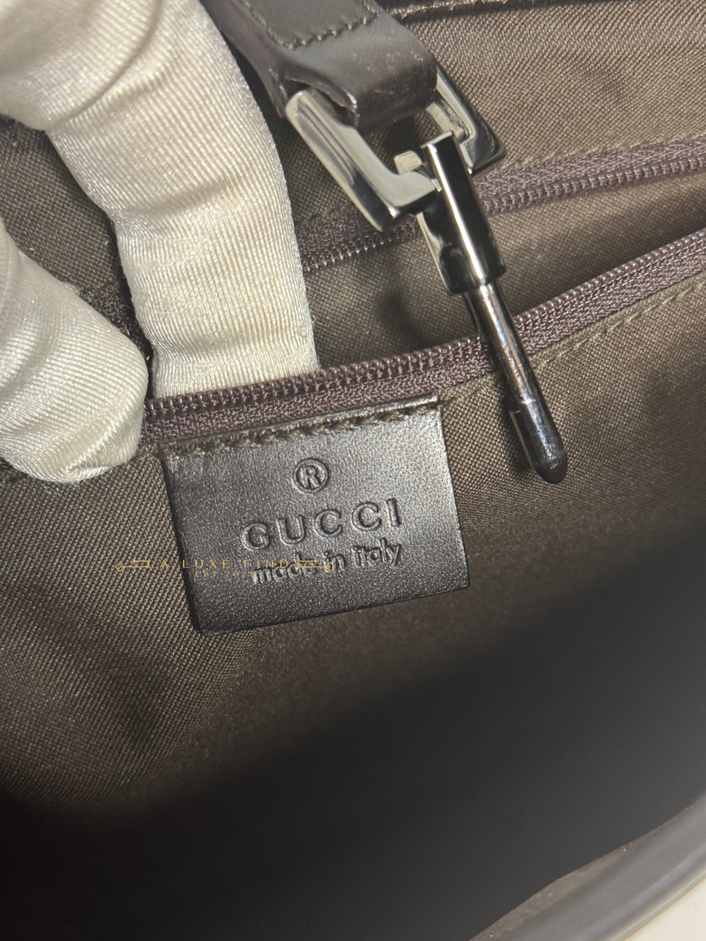 GUCCI Jackie Sherry Line Shoulder Bag