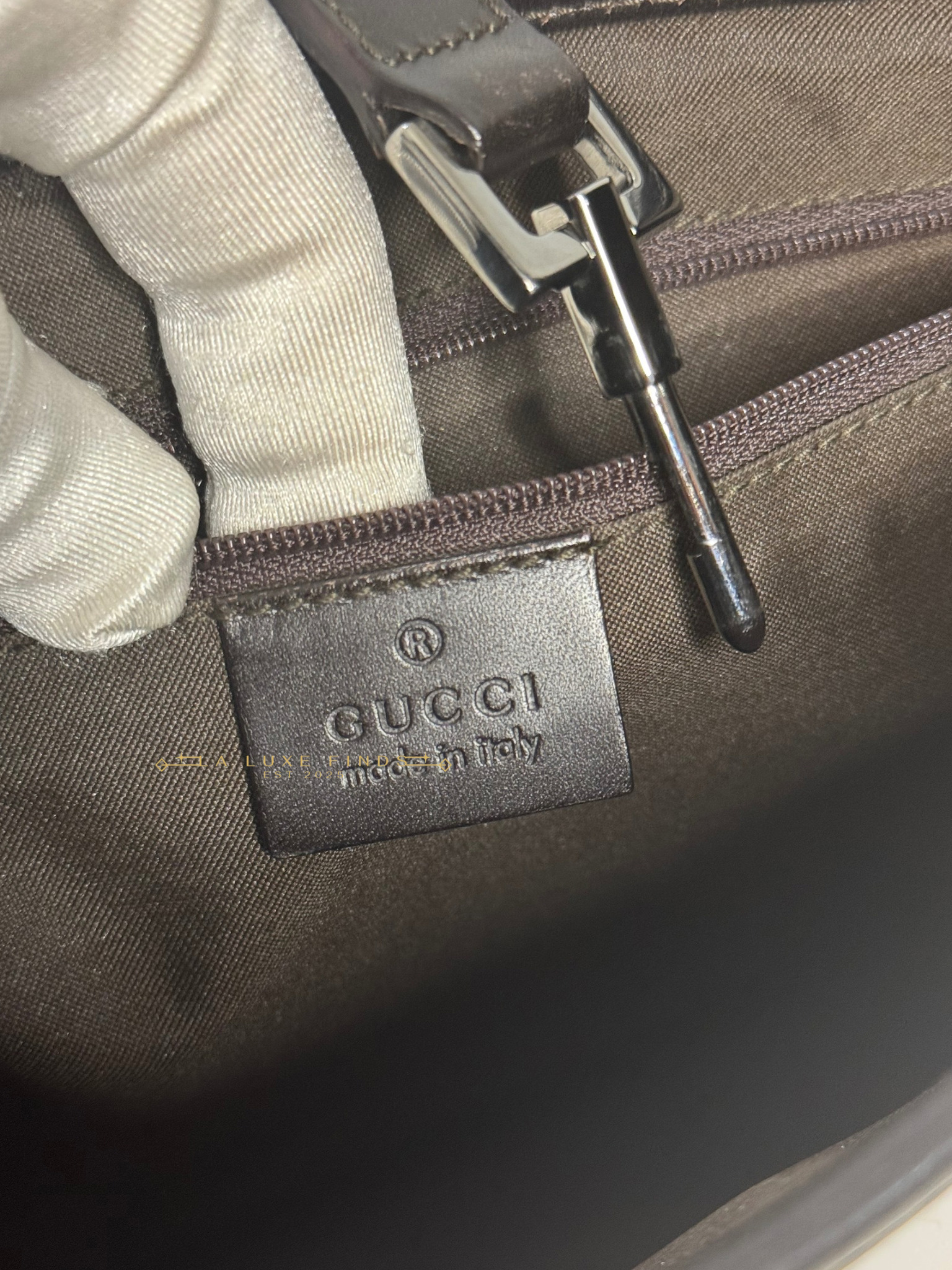 GUCCI Jackie Sherry Line Shoulder Bag