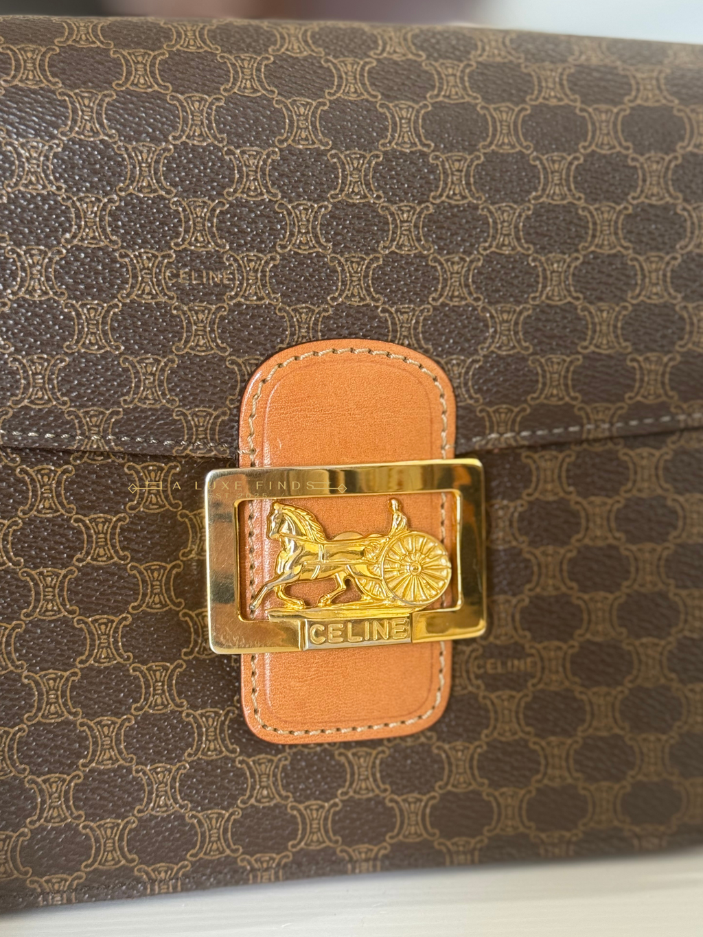 CELINE Macadam Horse Carriage
