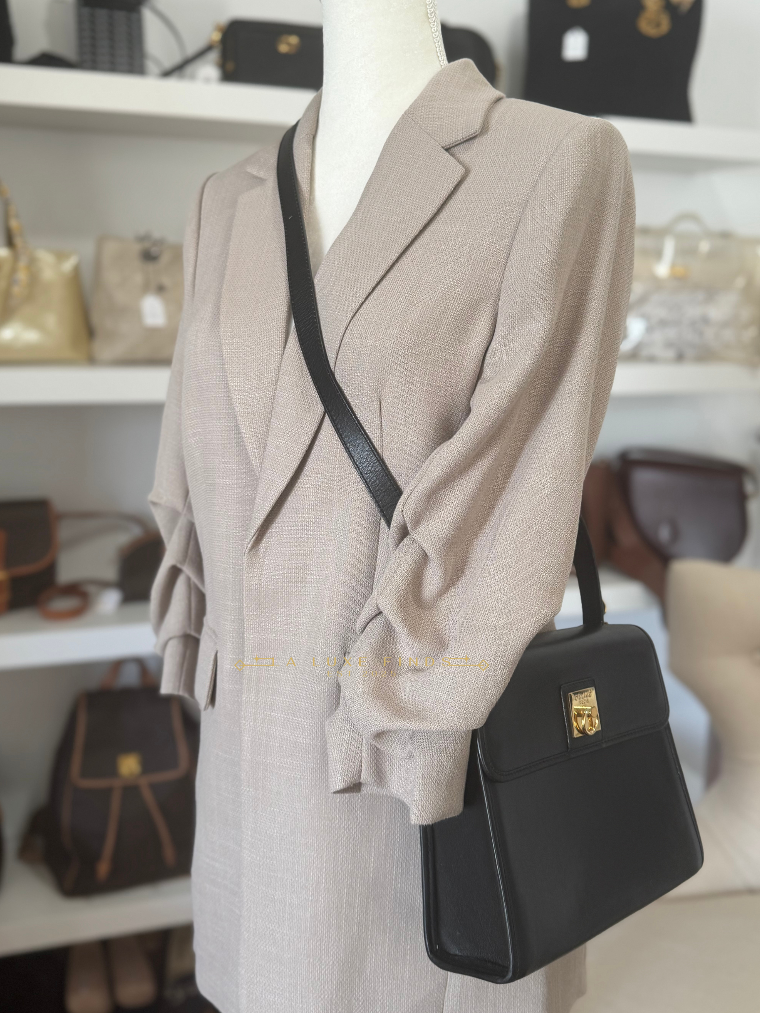 CELINE Mini Top Handle with Strap