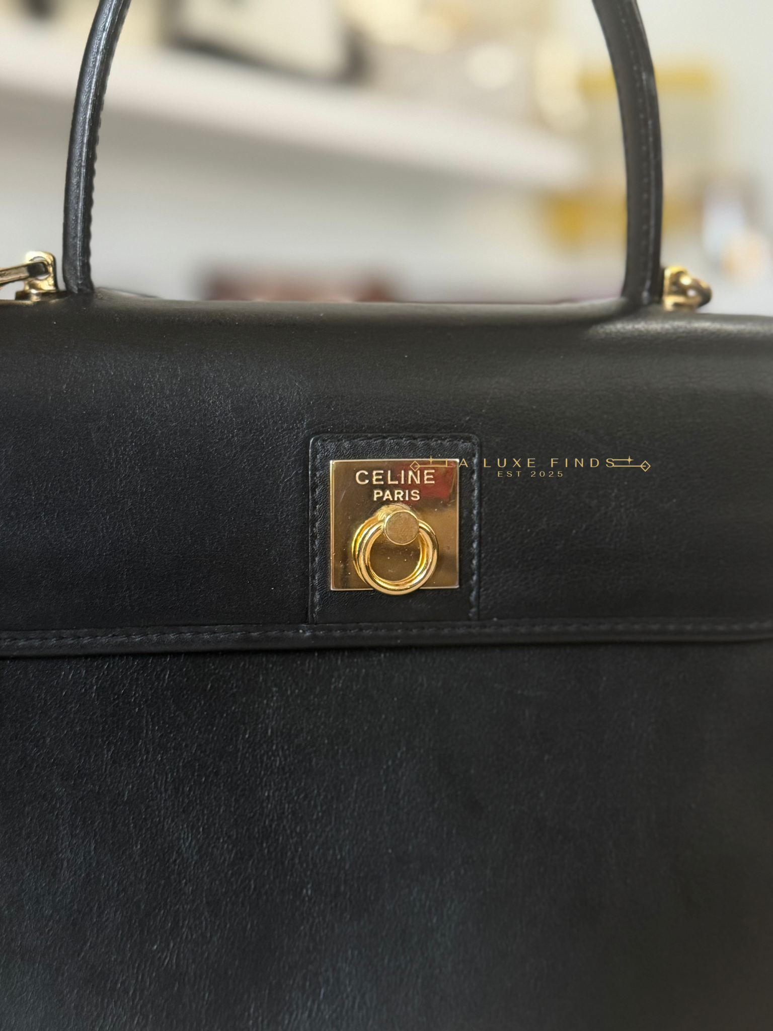 CELINE Mini Top Handle with Strap