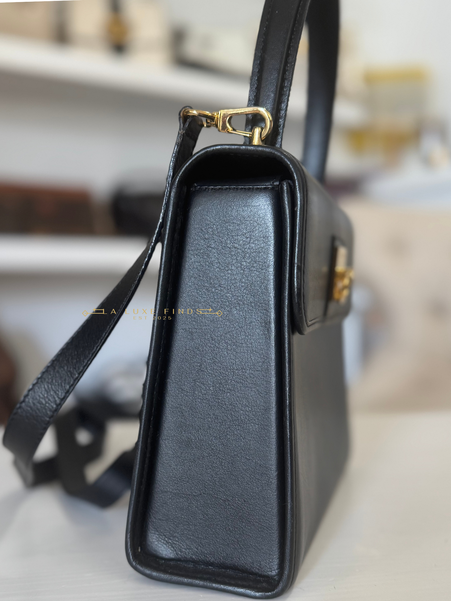 CELINE Mini Top Handle with Strap