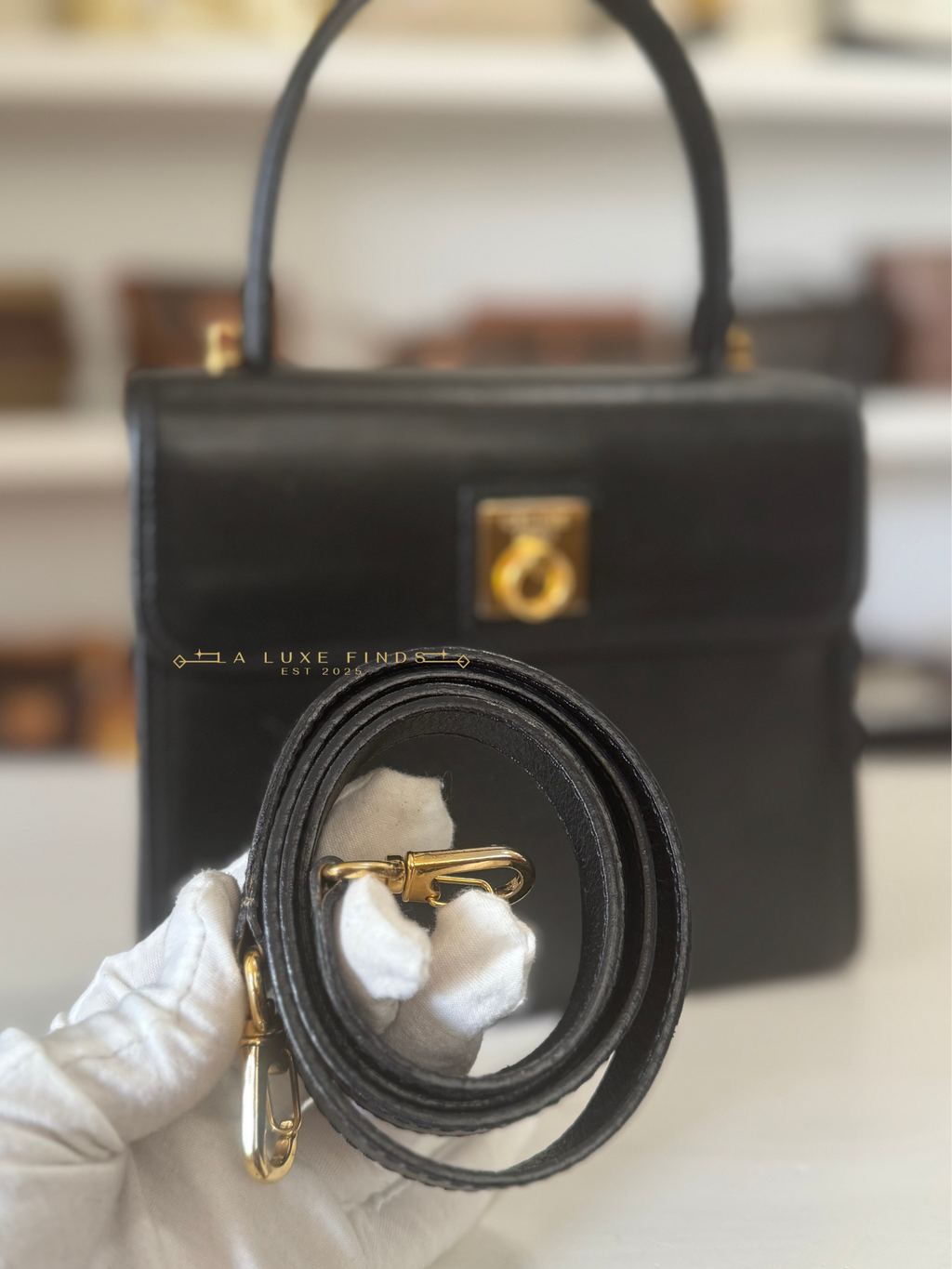CELINE Mini Top Handle with Strap