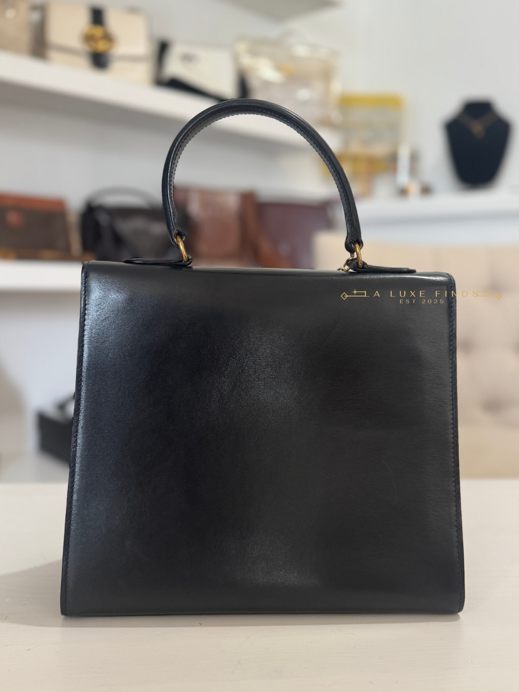 CELINE Gancini Top Handle
