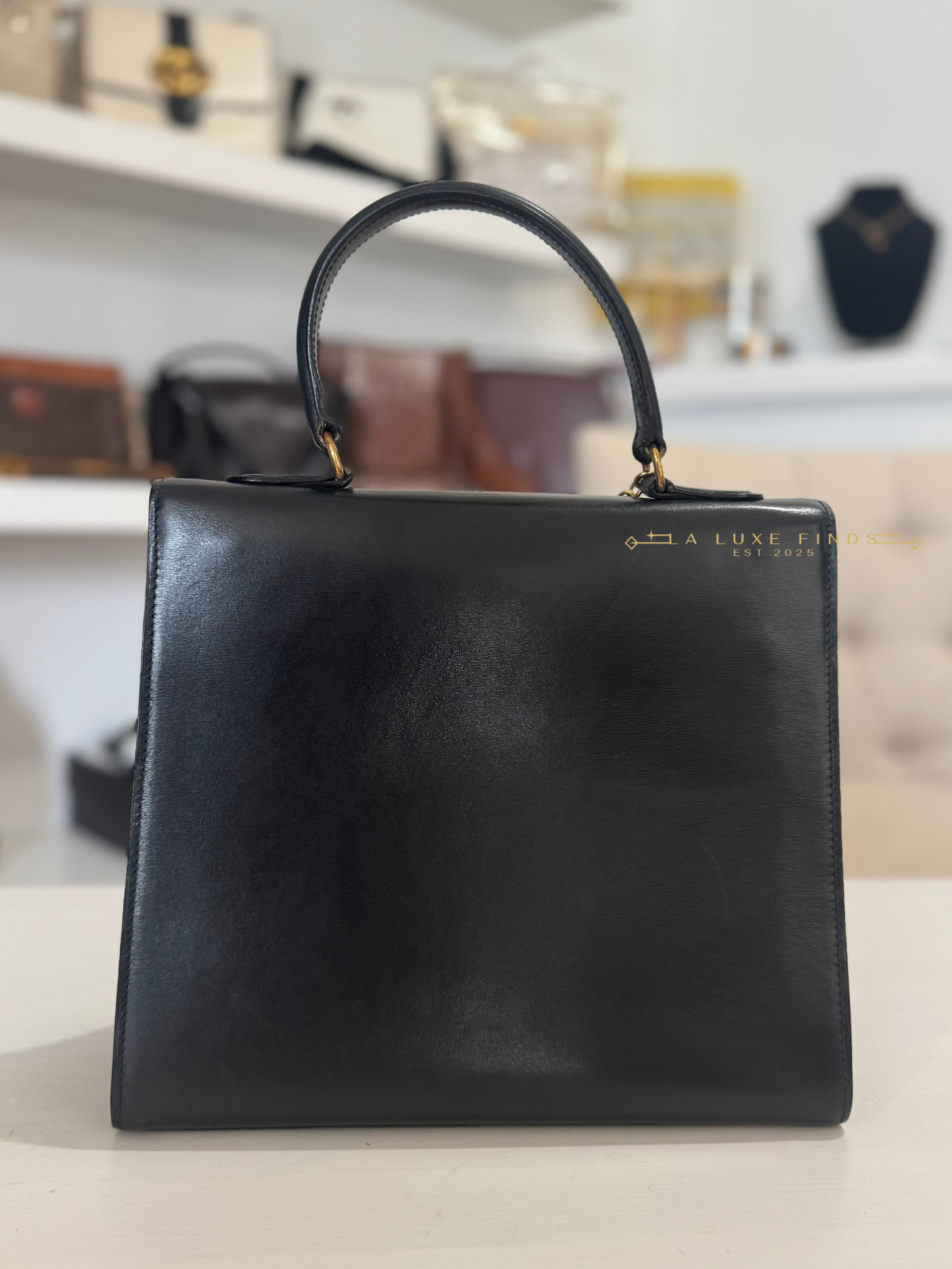 CELINE Gancini Top Handle