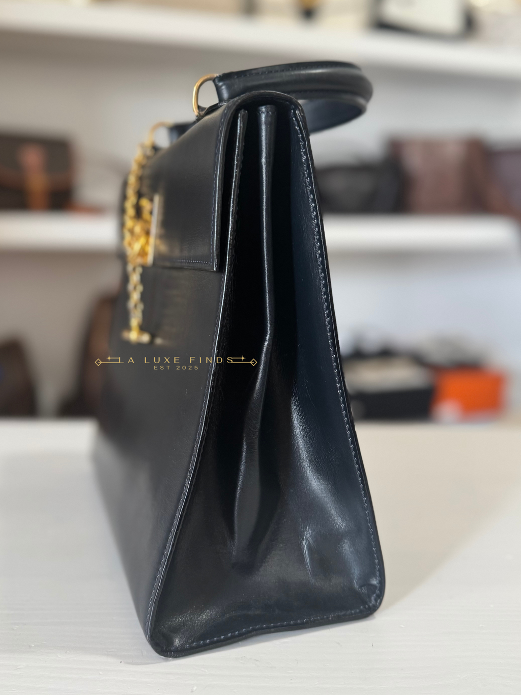 CELINE Gancini Top Handle