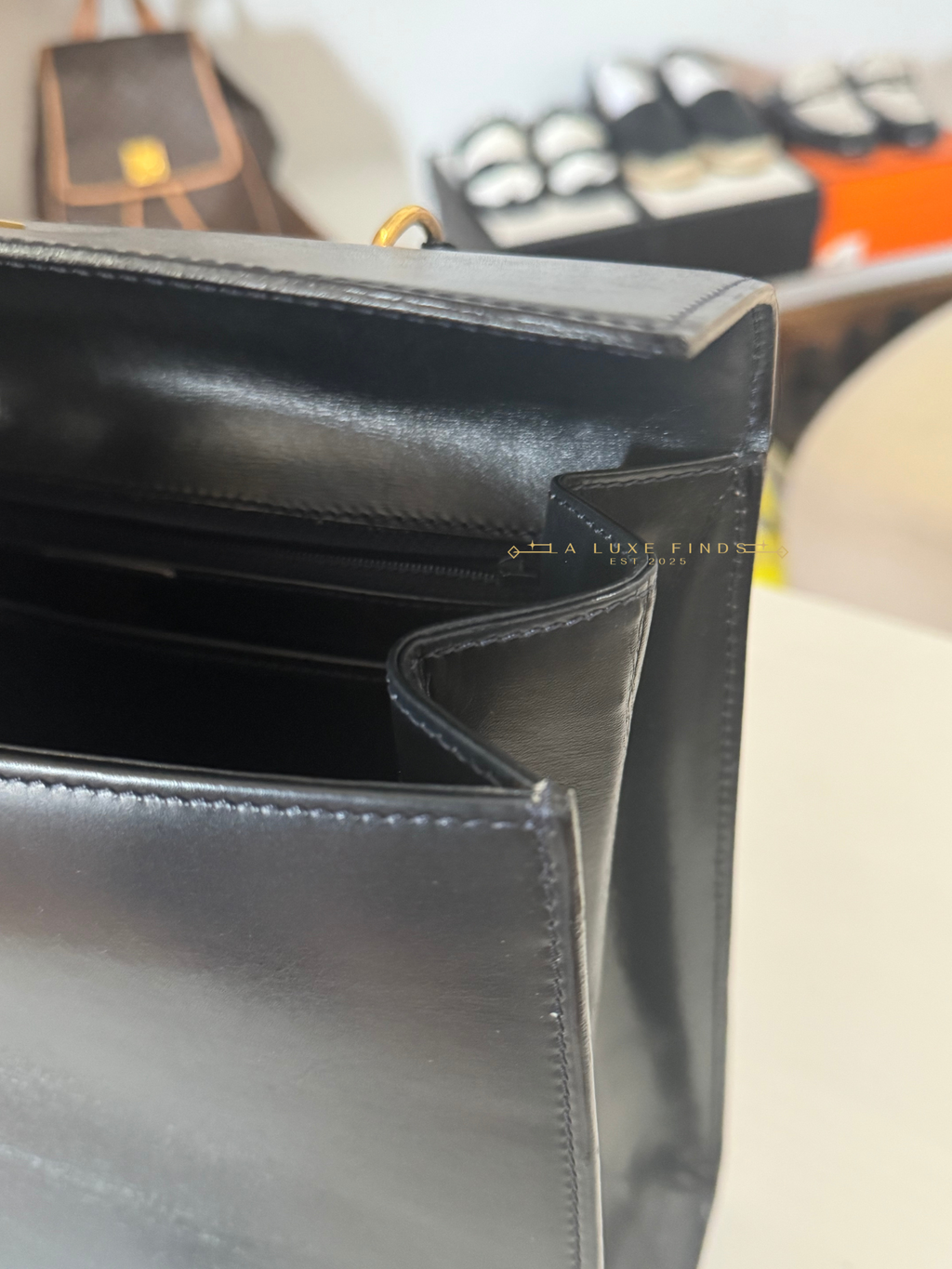 CELINE Gancini Top Handle