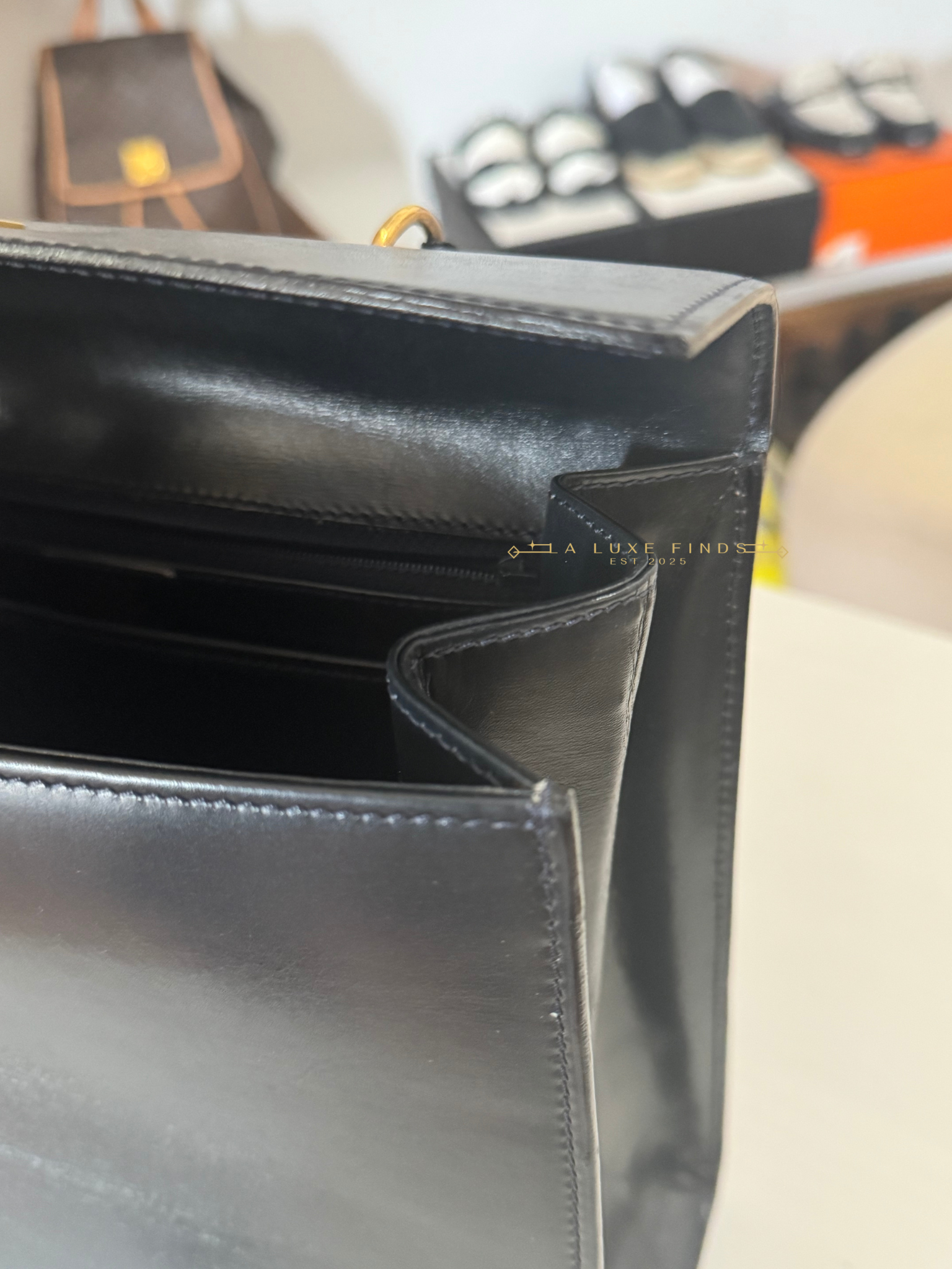 CELINE Gancini Top Handle