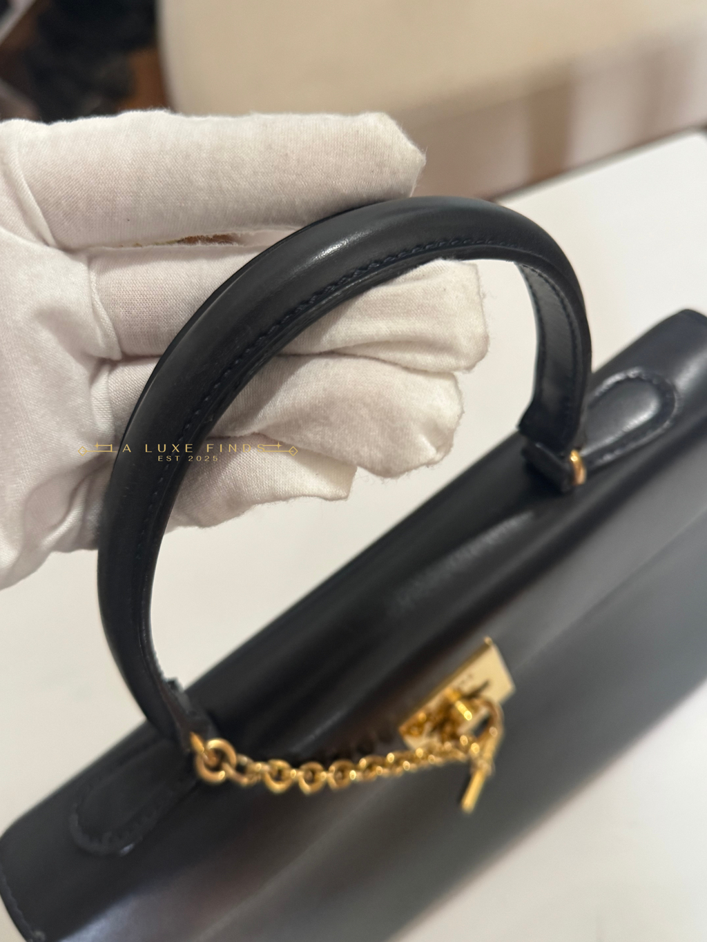 CELINE Gancini Top Handle