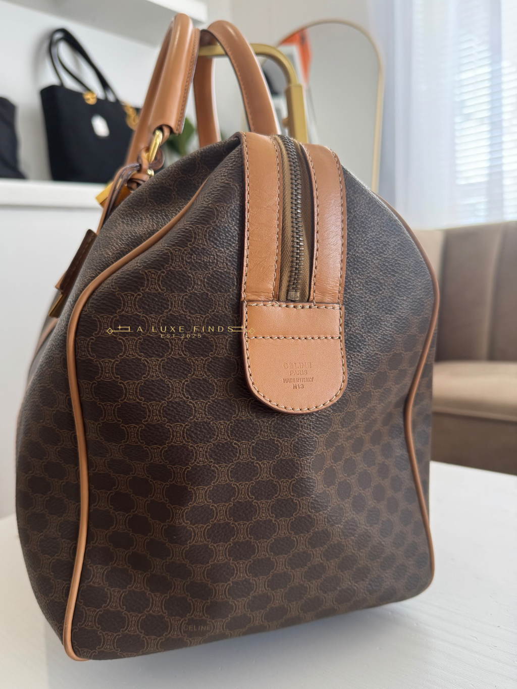 CELINE Macadam Boston Bag 40