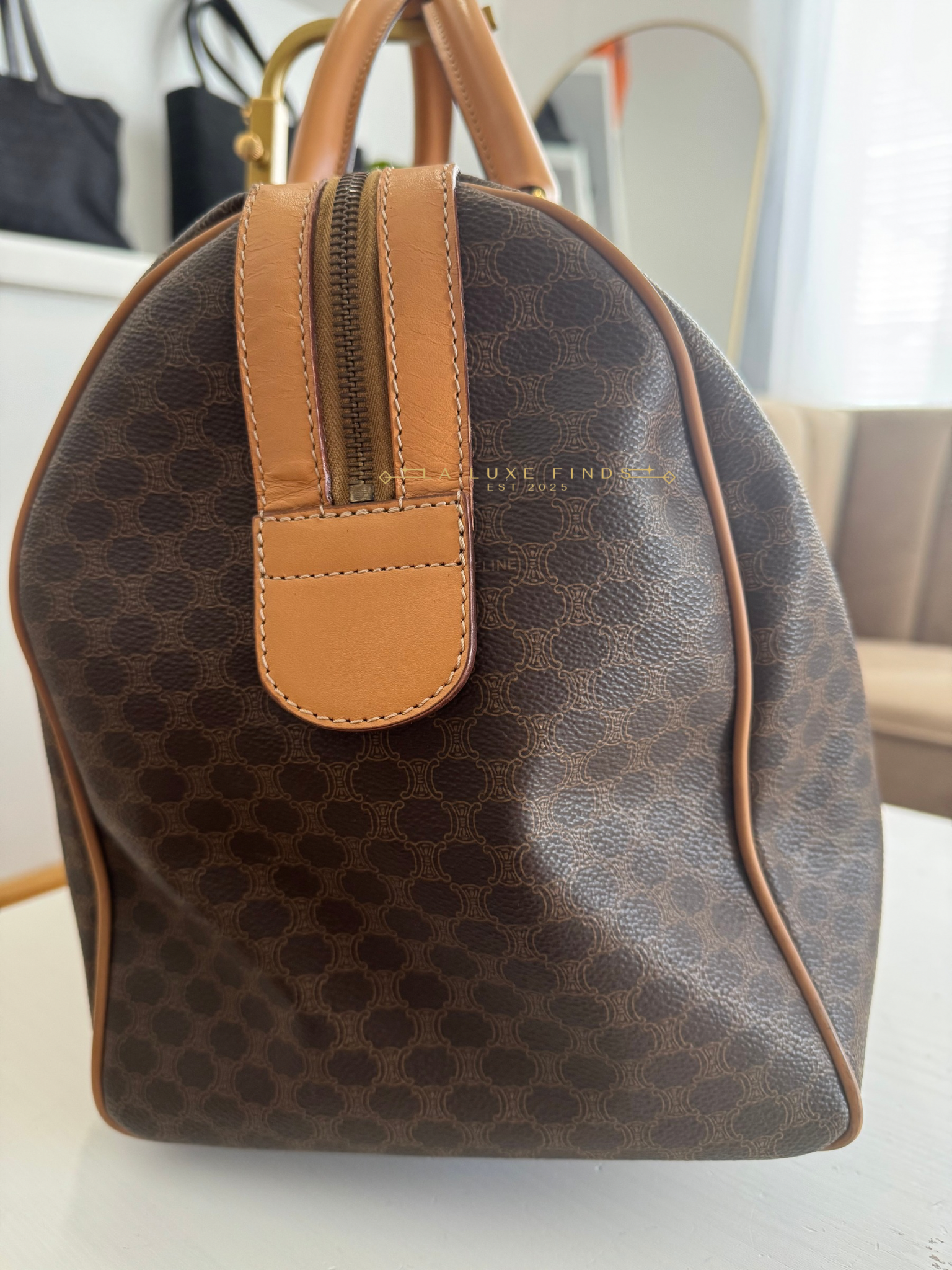 CELINE Macadam Boston Bag 40