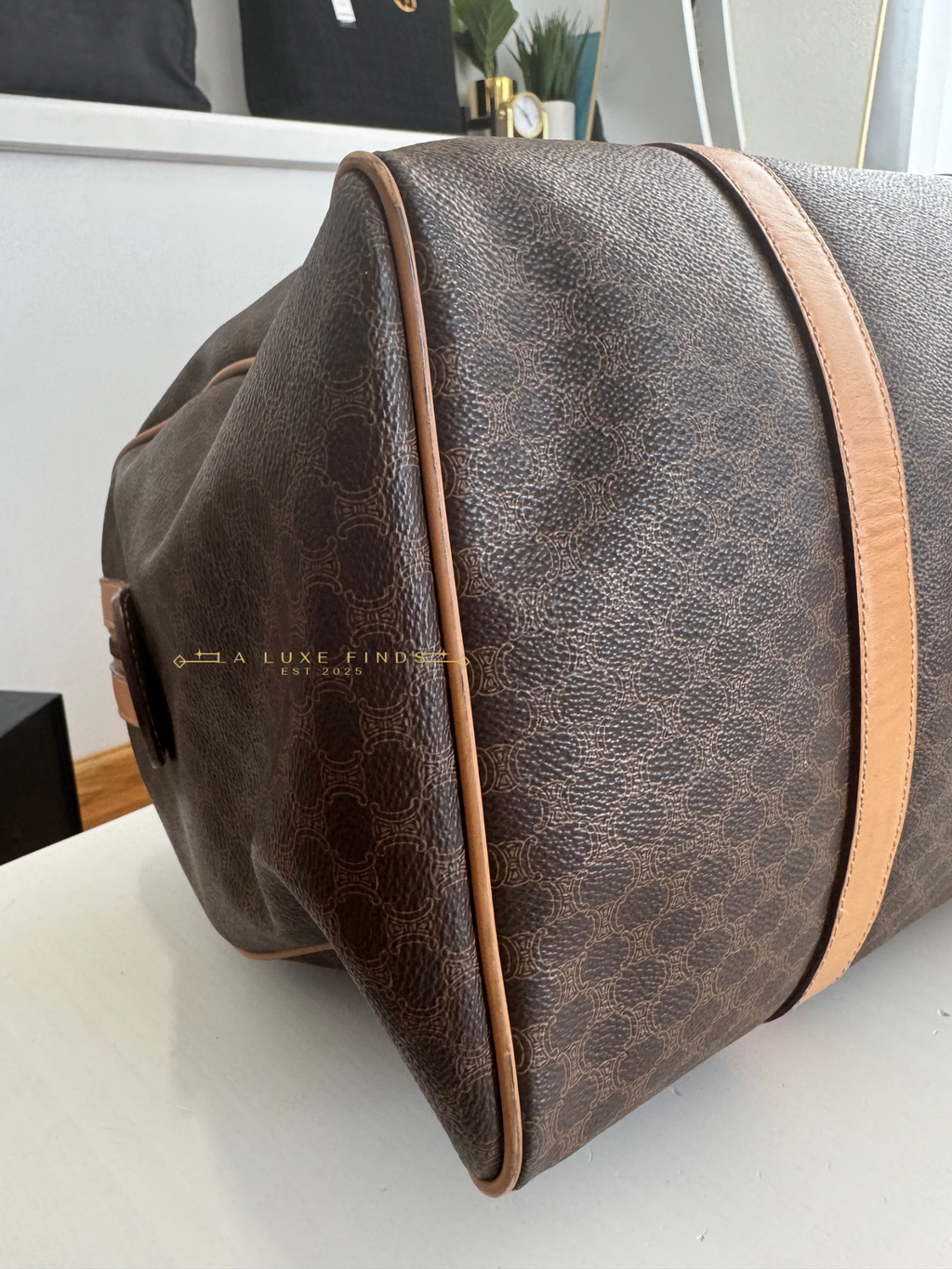 CELINE Macadam Boston Bag 40