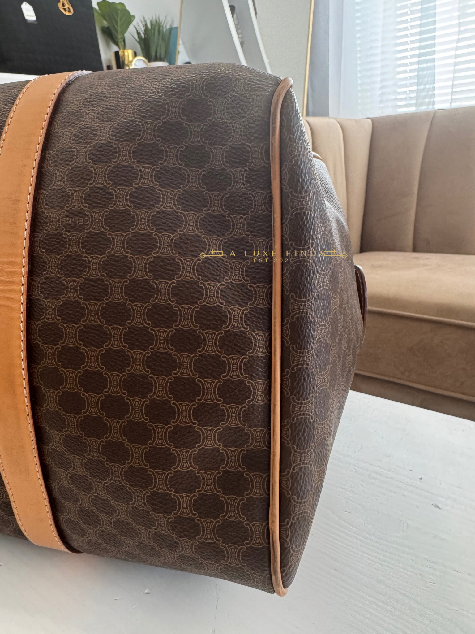 CELINE Macadam Boston Bag 40