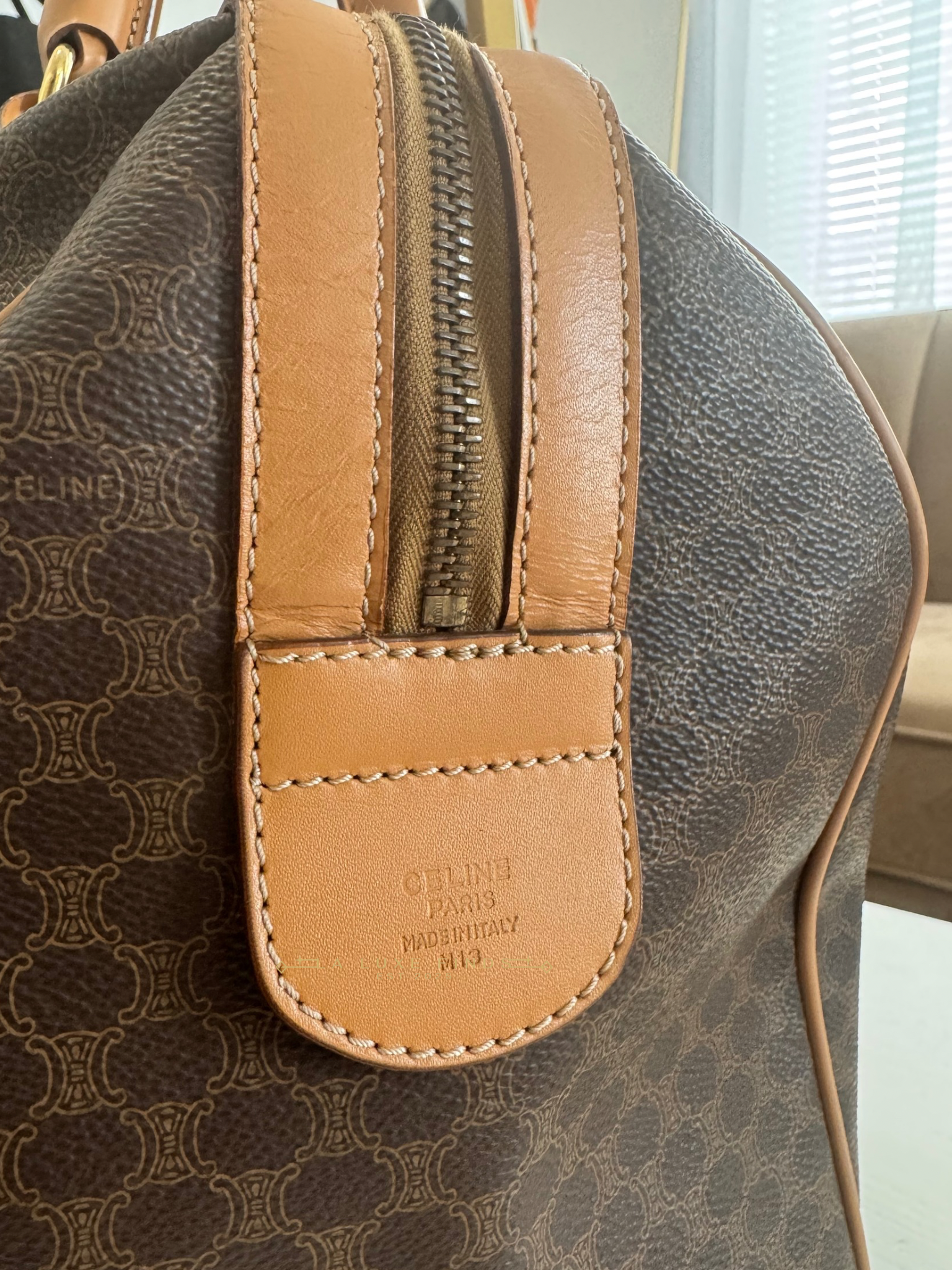 CELINE Macadam Boston Bag 40