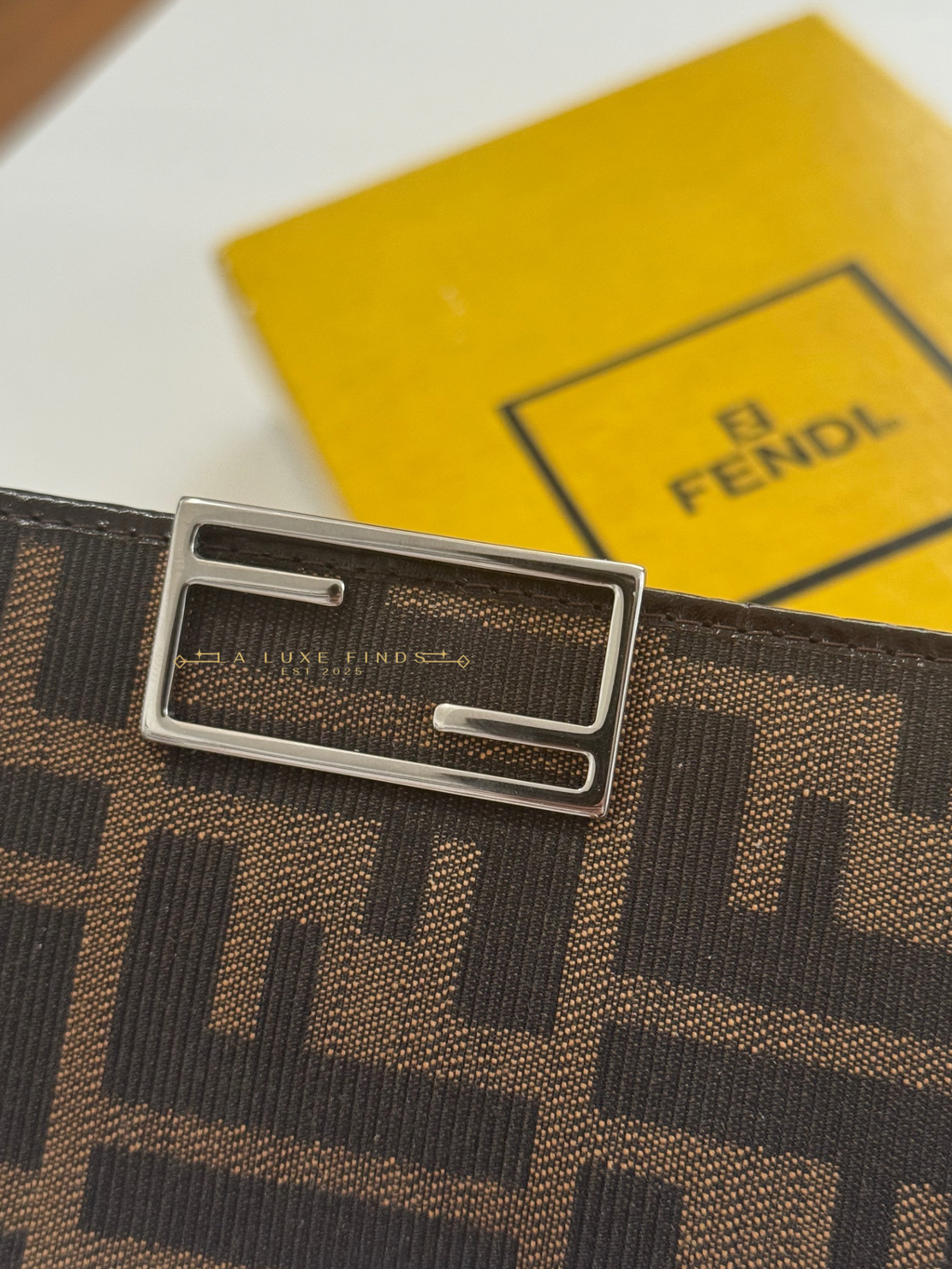 FENDI Zucca Bi-fold Long Wallet