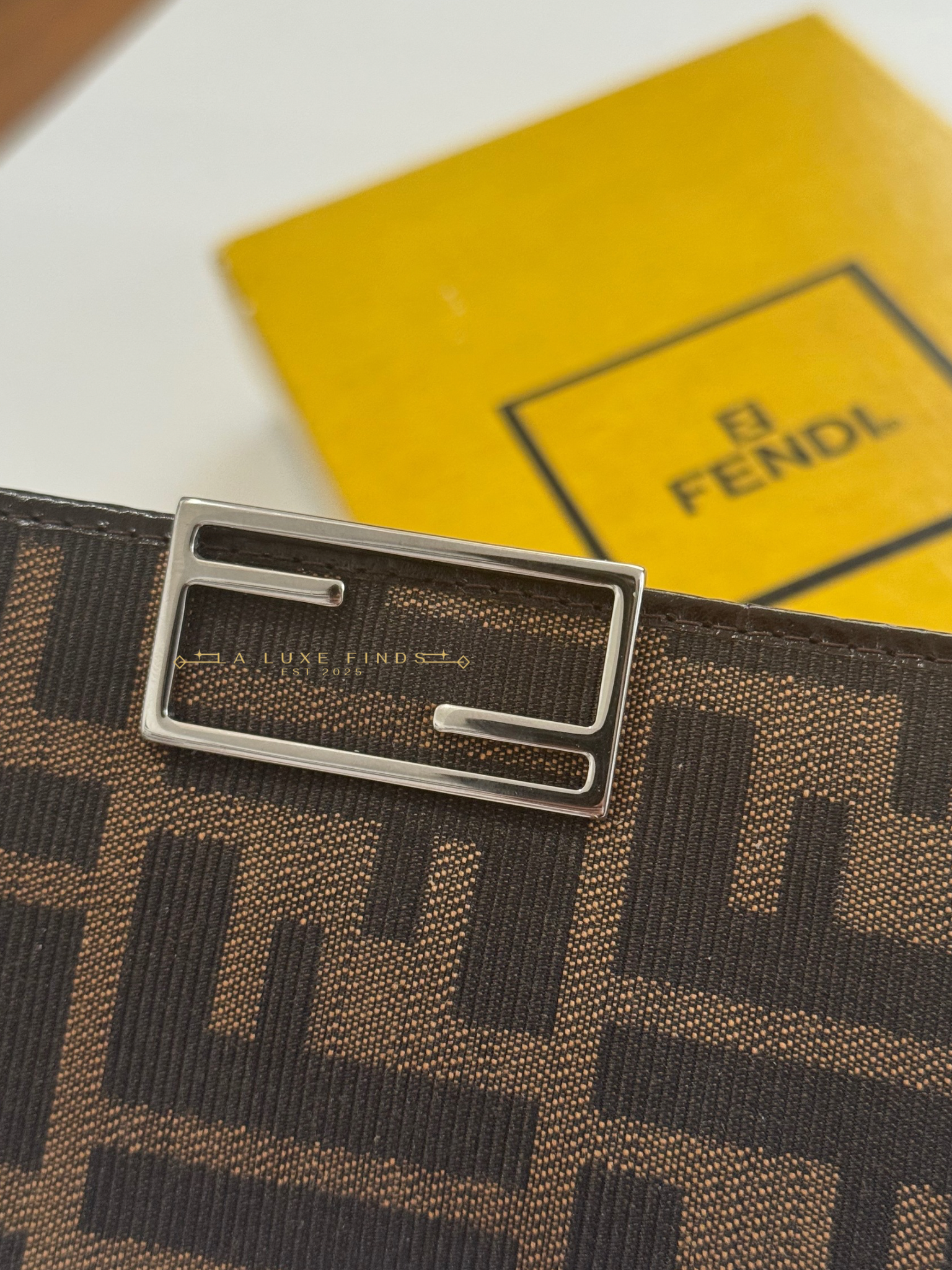 FENDI Zucca Bi-fold Long Wallet