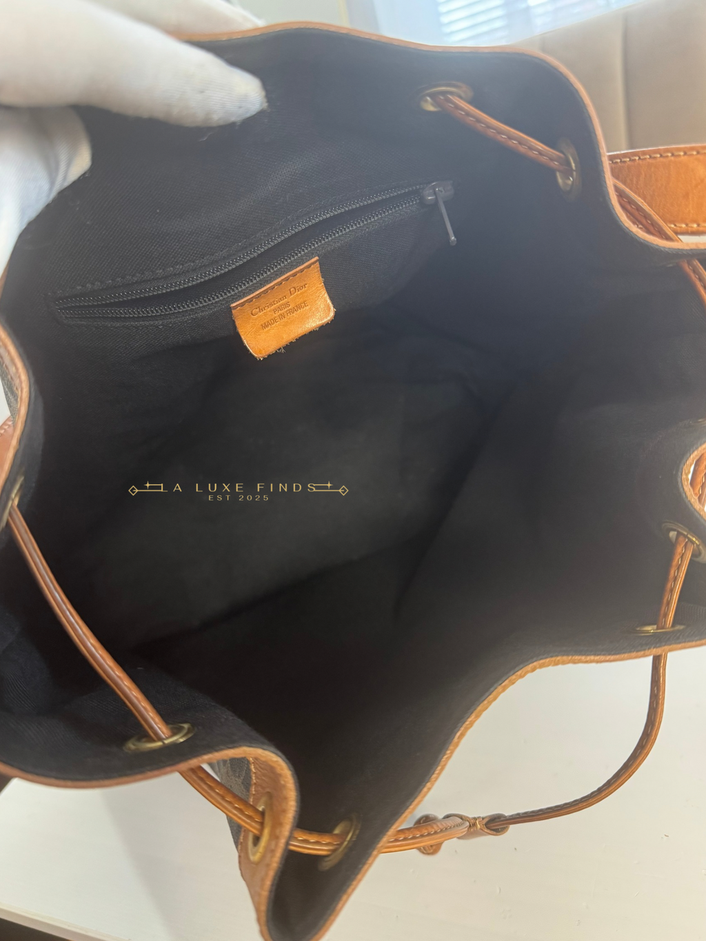 DIOR Vintage Trotter Bucket Bag