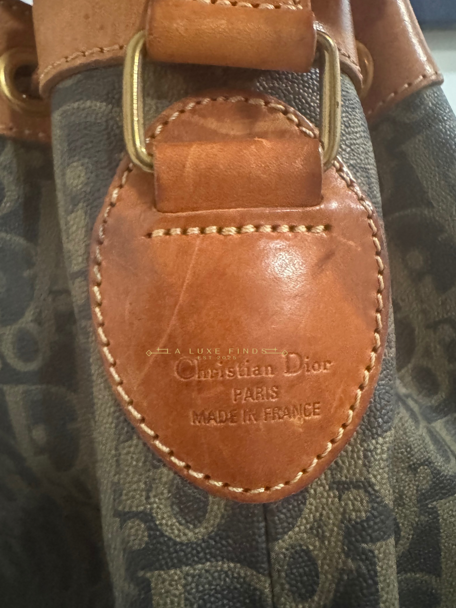 DIOR Vintage Trotter Bucket Bag