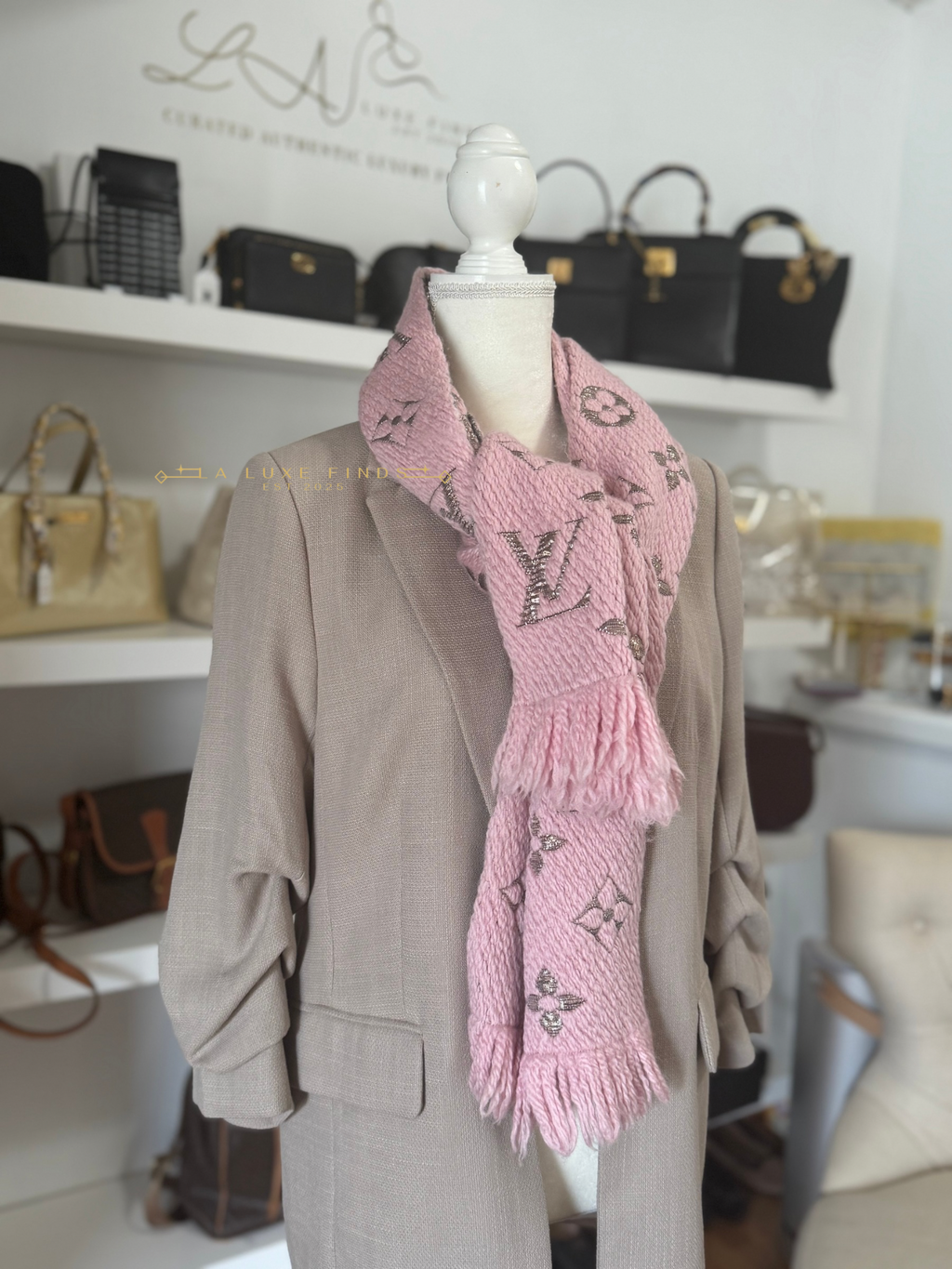 LOUIS VUITTON 2018 Logomania Scarf