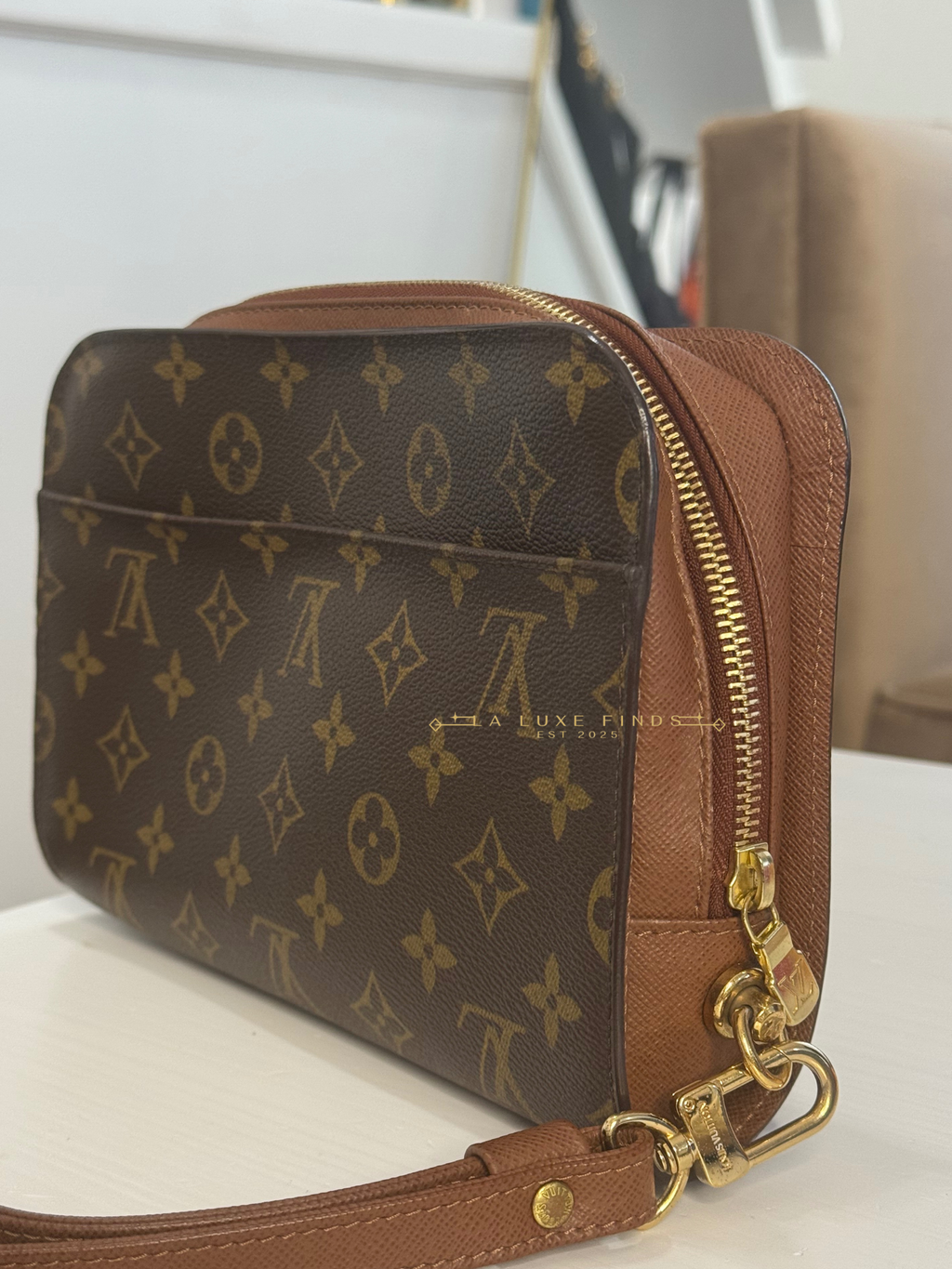 LOUIS VUITTON Monogram Orsay Clutch