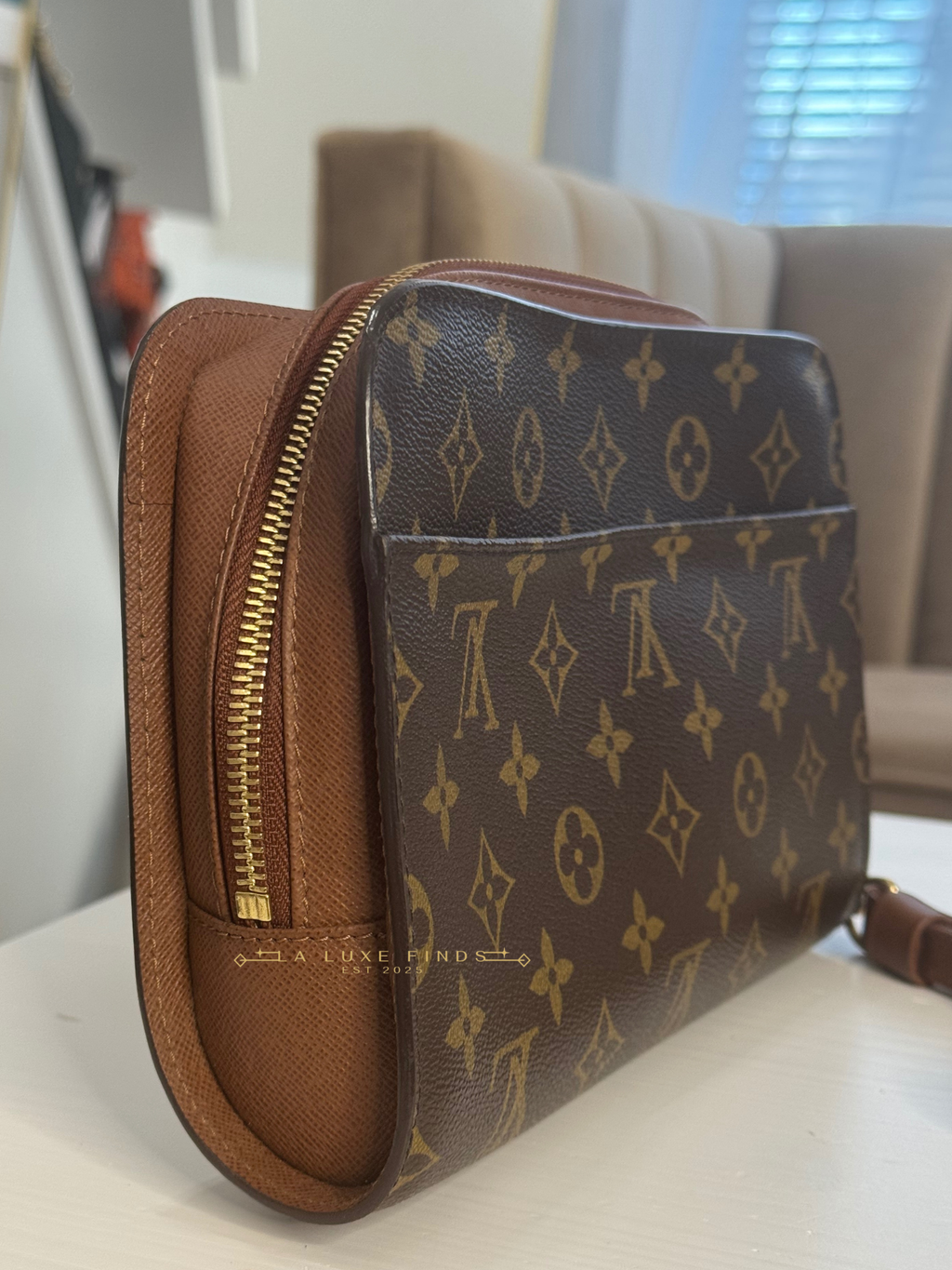 LOUIS VUITTON Monogram Orsay Clutch