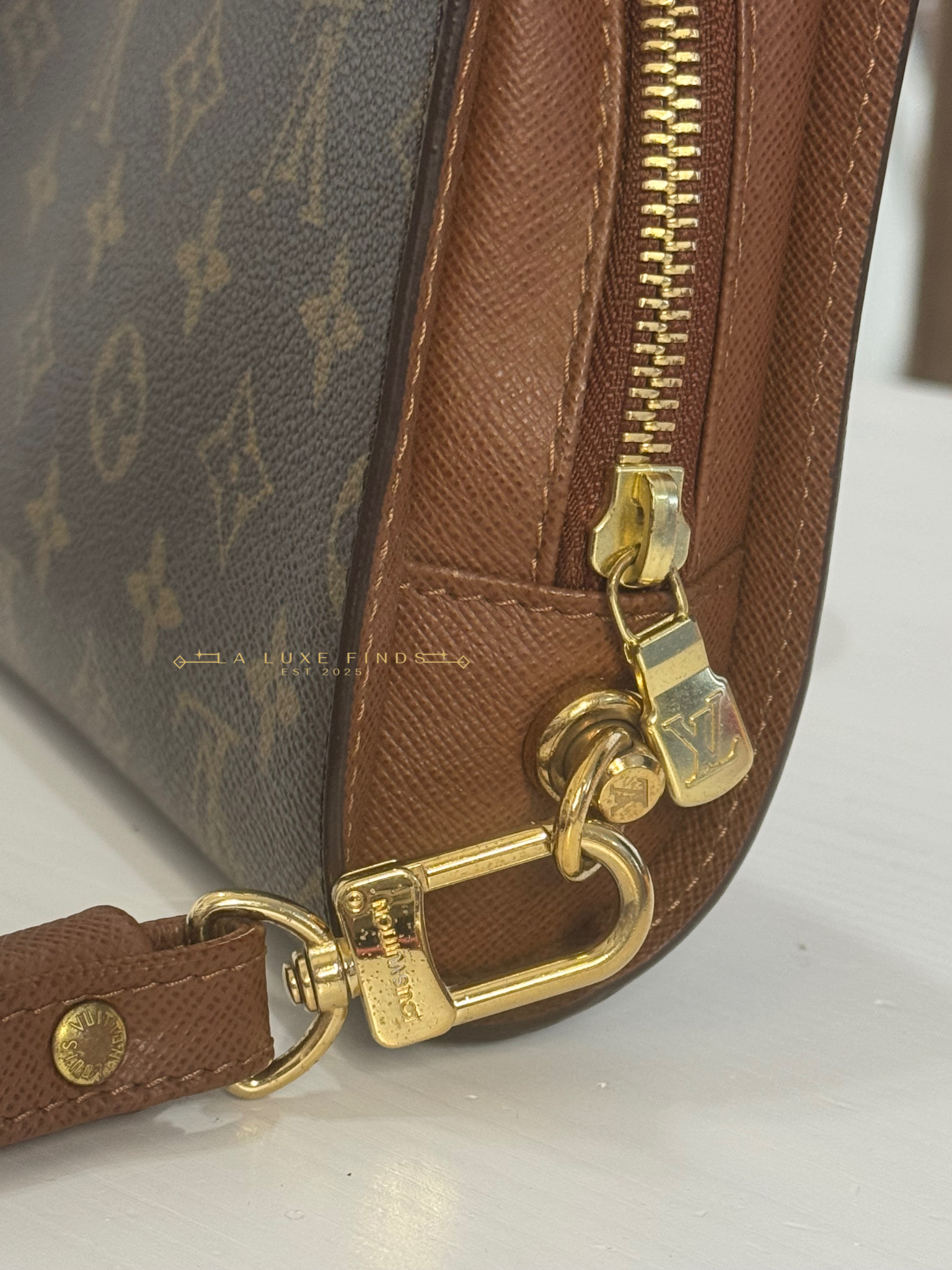 LOUIS VUITTON Monogram Orsay Clutch